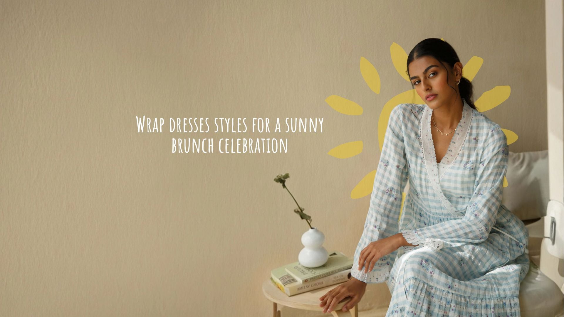 Wrap dresses styles for a sunny brunch celebration