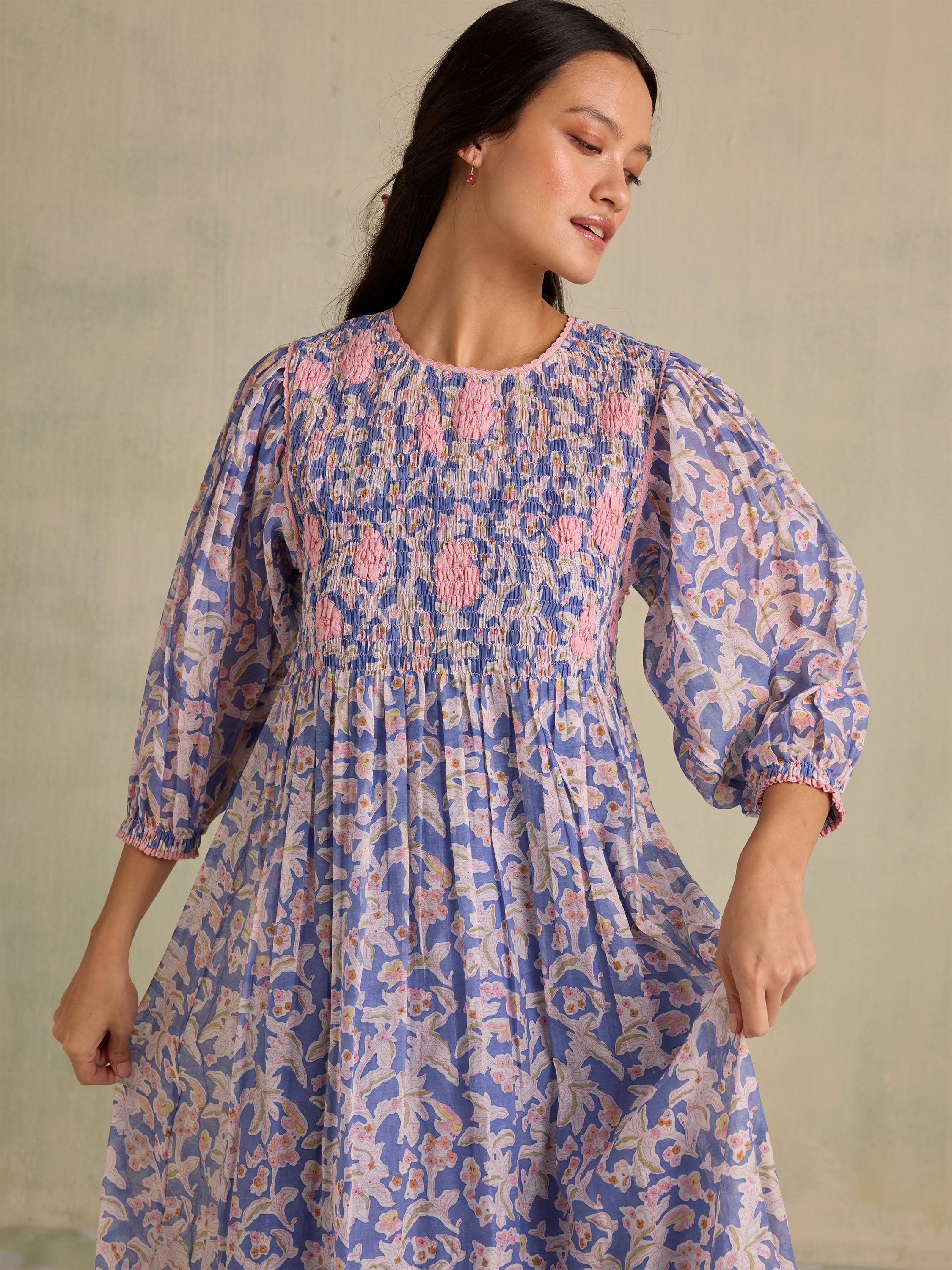 Bluebell Smock Dress