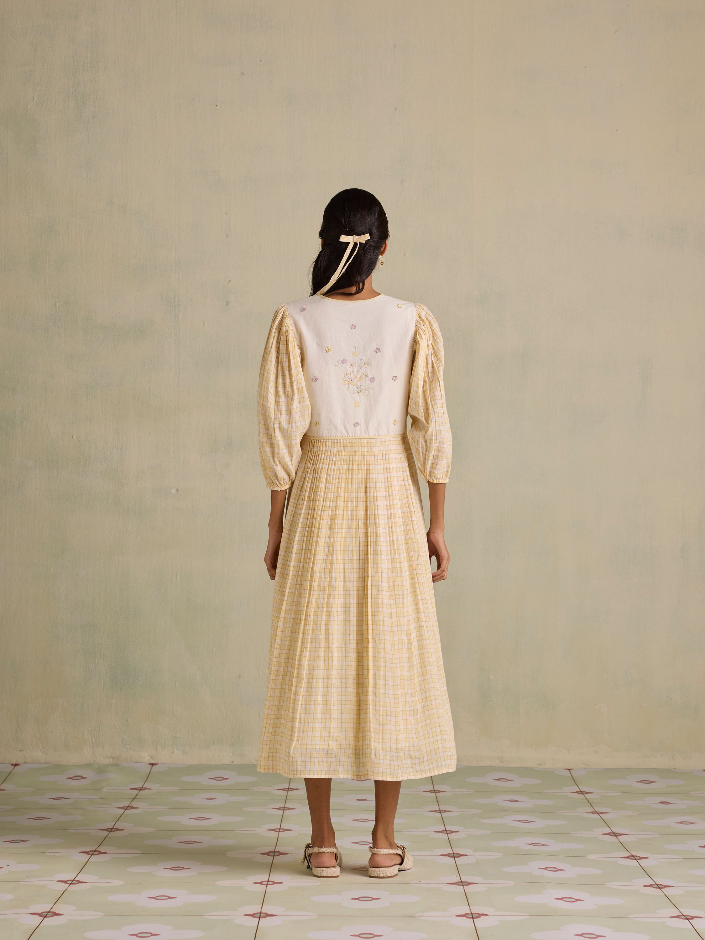 Mindful Moments Check Dress