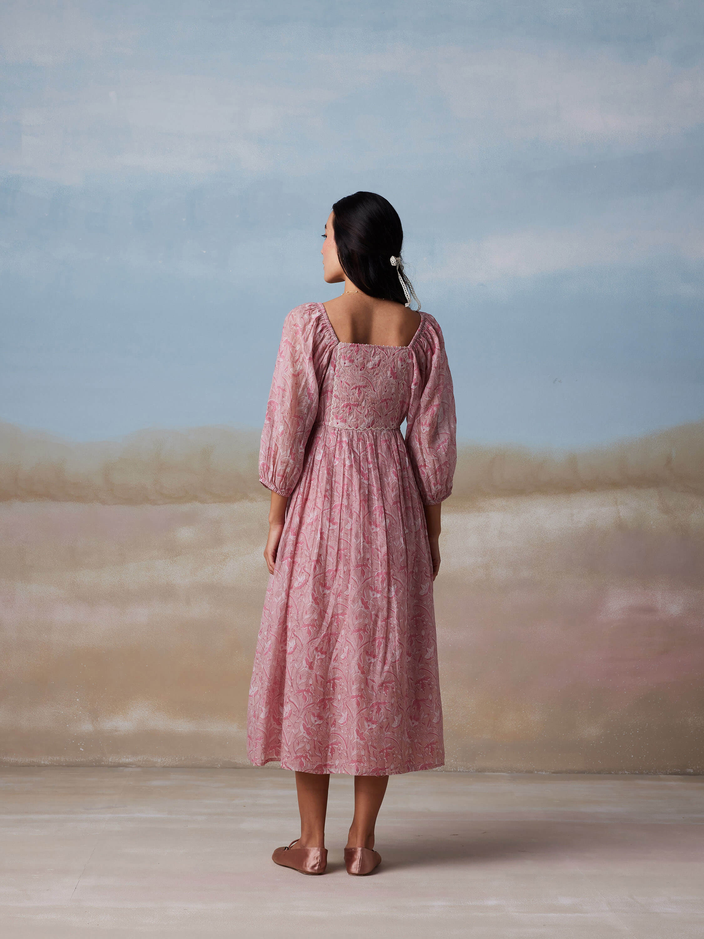 Bougainvillea Quilt Dress - Image 4