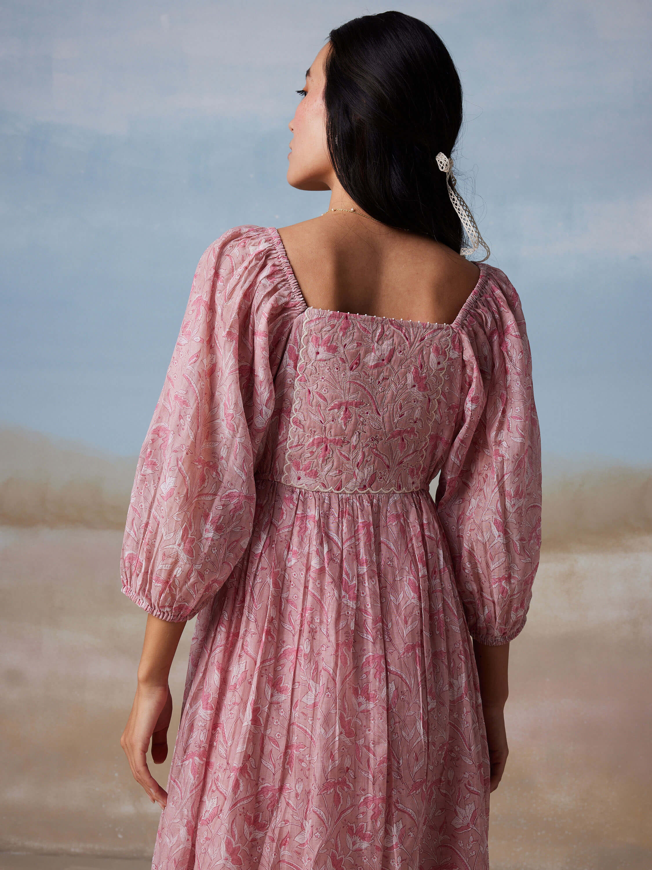 Bougainvillea Quilt Dress - Image 8