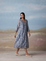 Indigo Pigments Scallop Dress | Lightness of Being | Buna Studio ...