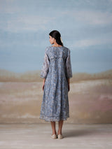 Indigo Pigments Scallop Dress | Lightness of Being | Buna Studio ...