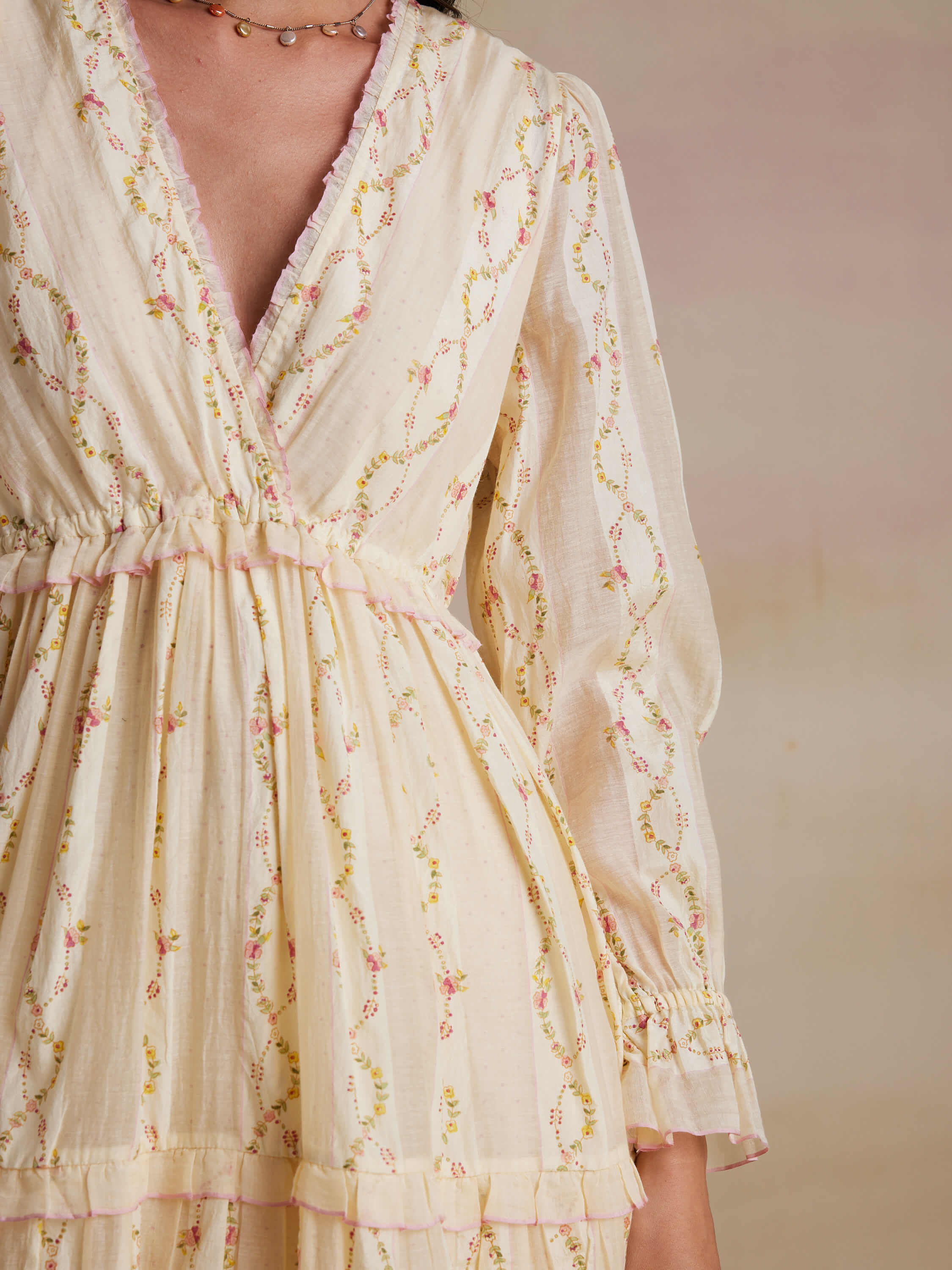 Mythical Blooms Wrap Dress - Image 8