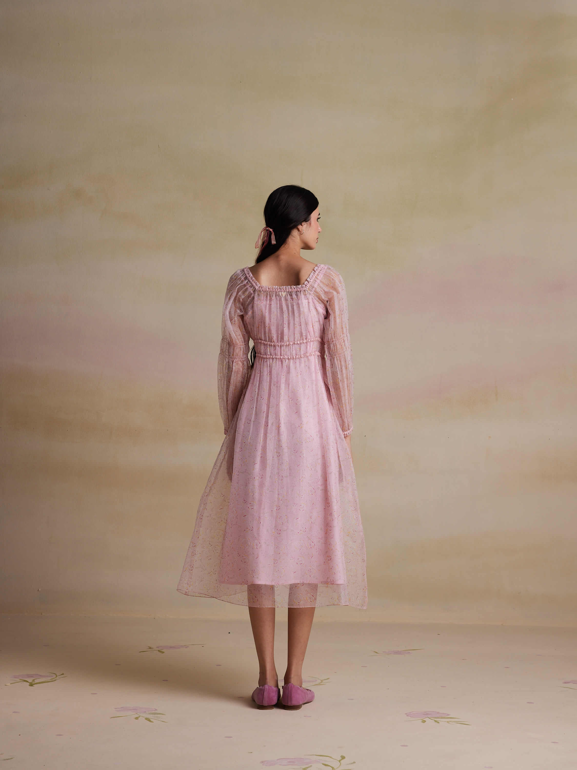 Teaberry Organza Dress - Image 5