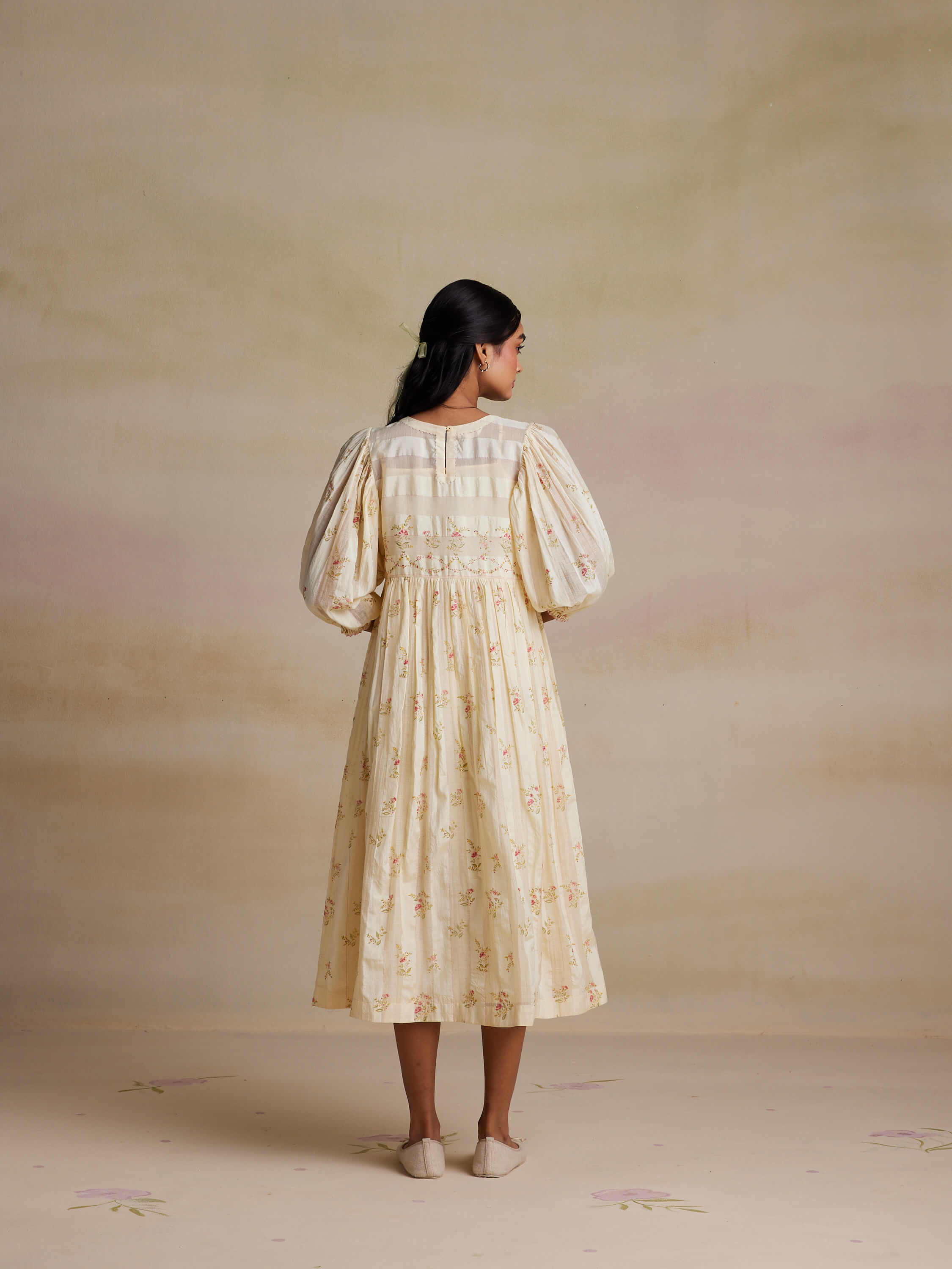 Painter’s Dream Silk Dress - Image 5