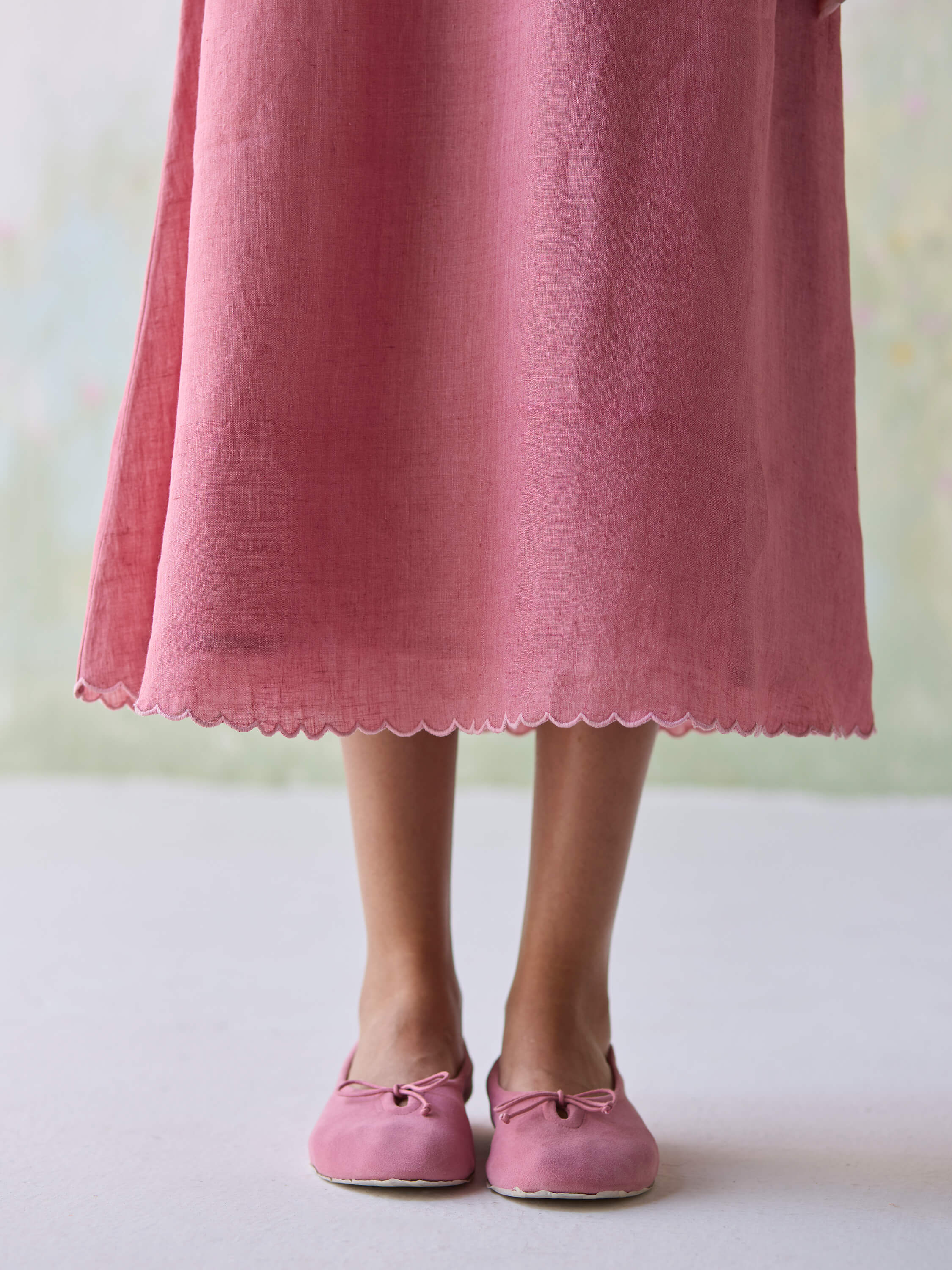 Rosette Wrap Dress - Image 7