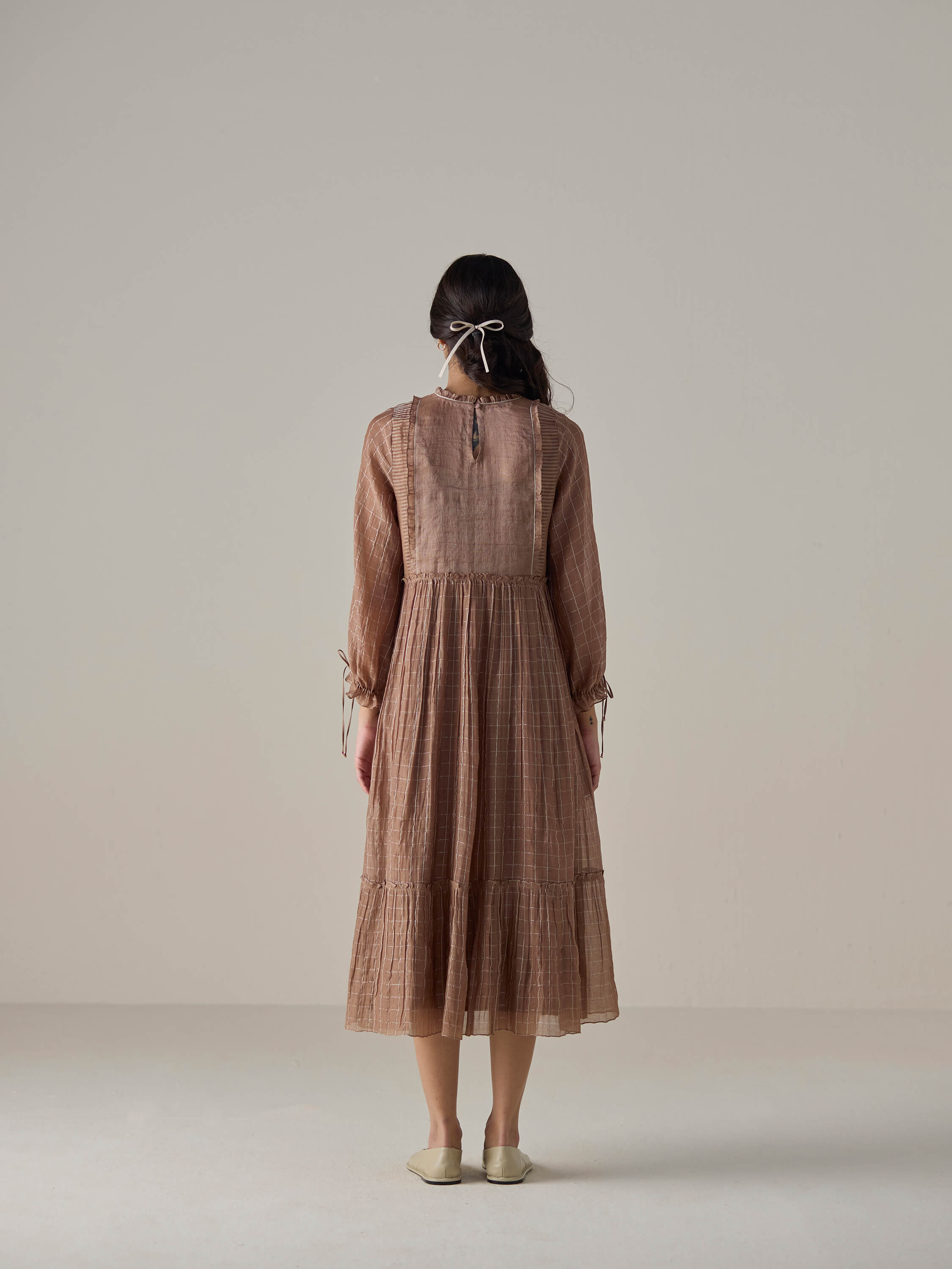 Forest Glow Midi Dress