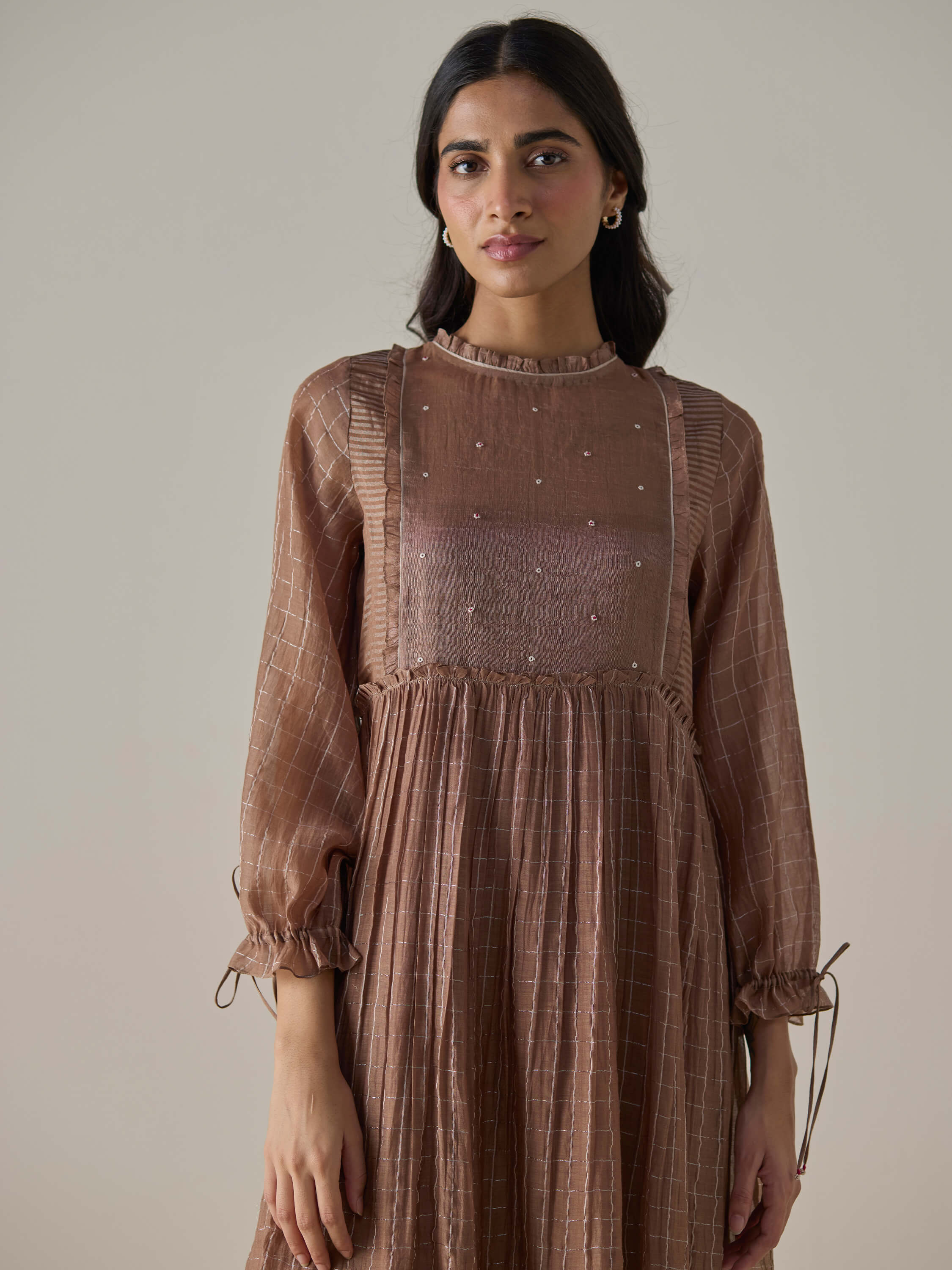 Forest Glow Midi Dress