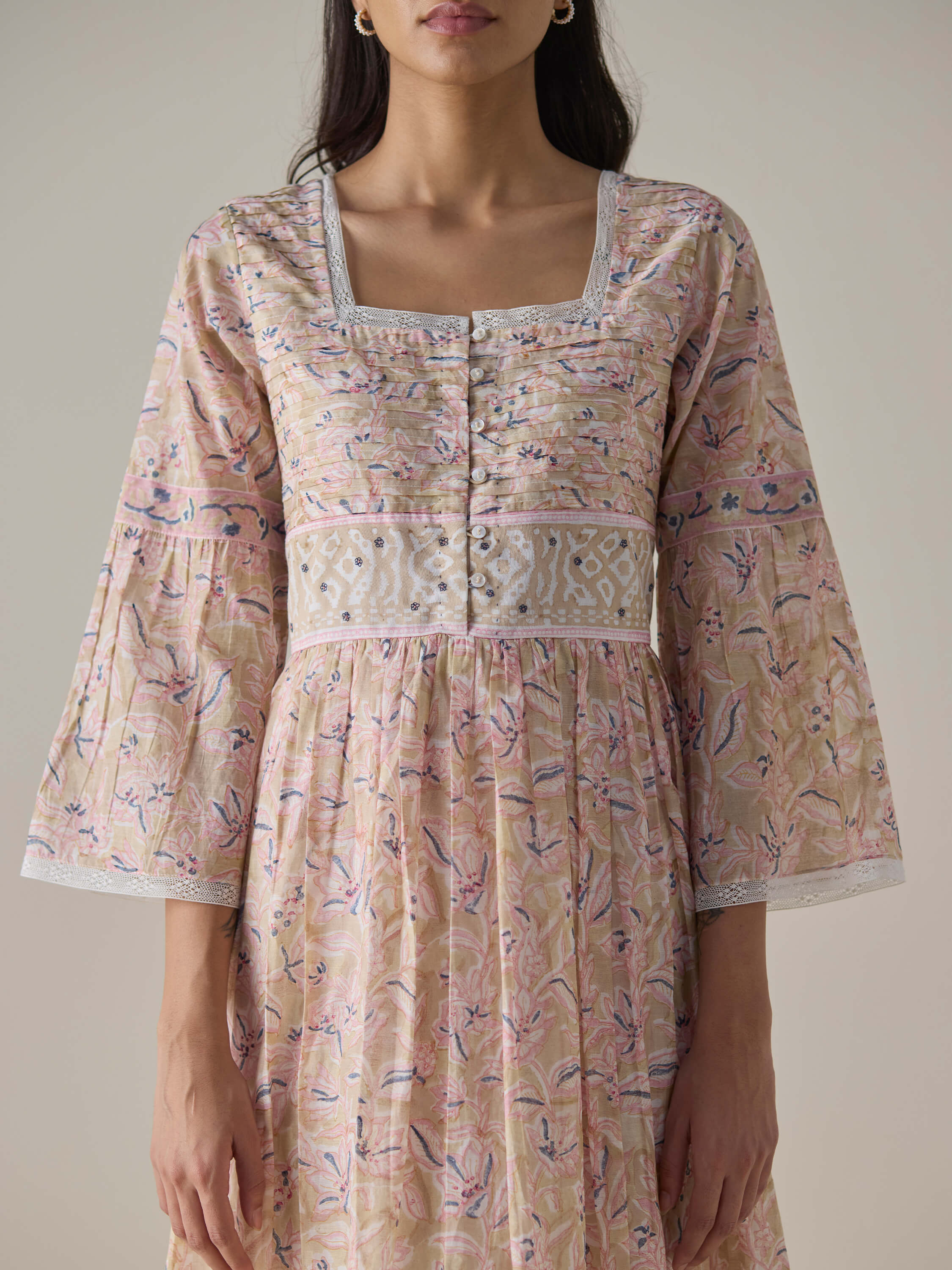 Shifting Sands Chintz Dress