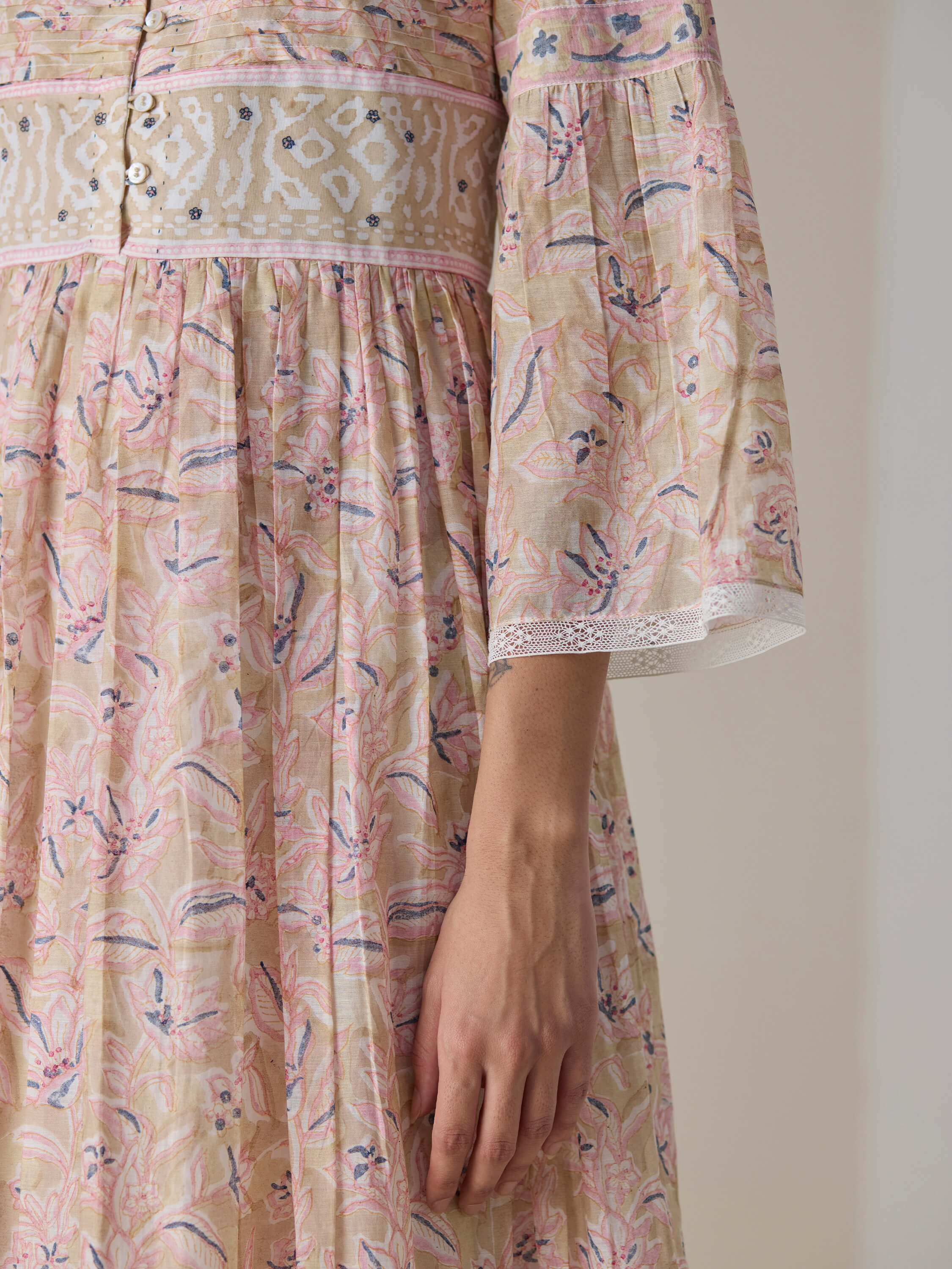 Shifting Sands Chintz Dress