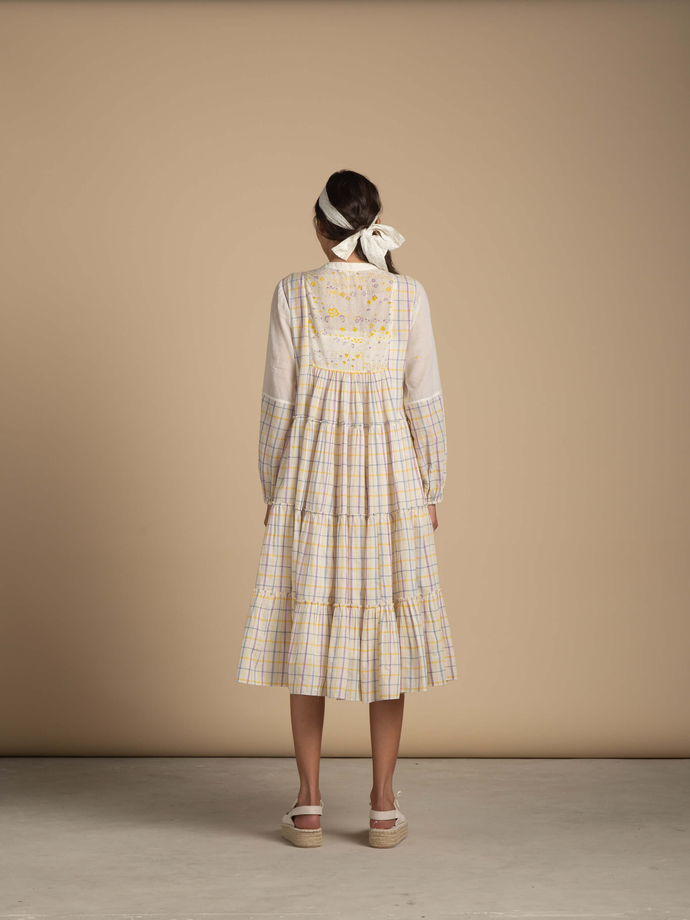 Bursting Meadows Tier Dress - BunaStudio