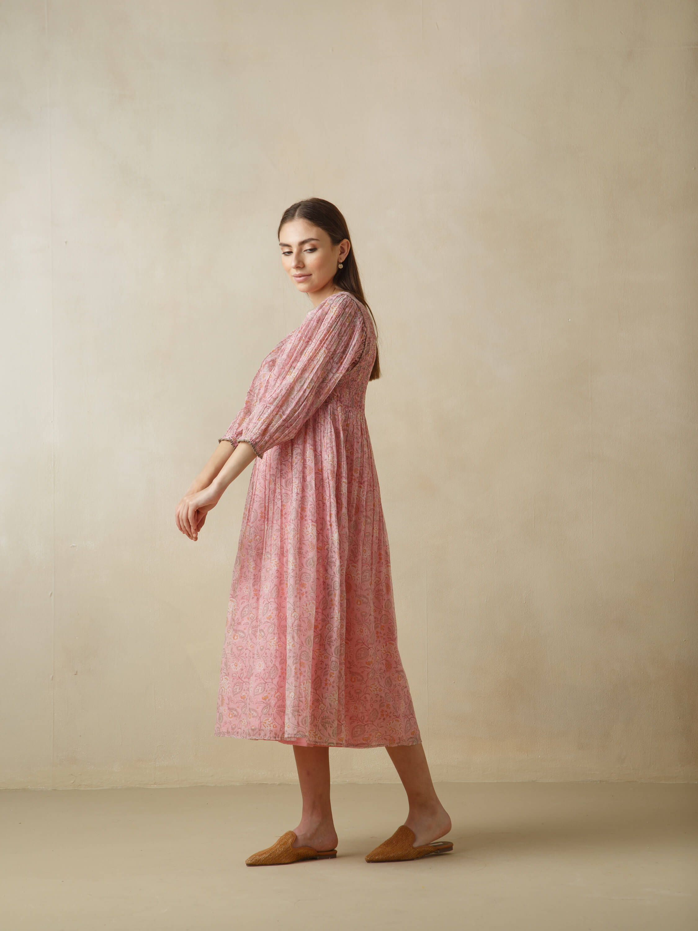 Coral Reef Smock Dress - Image 4