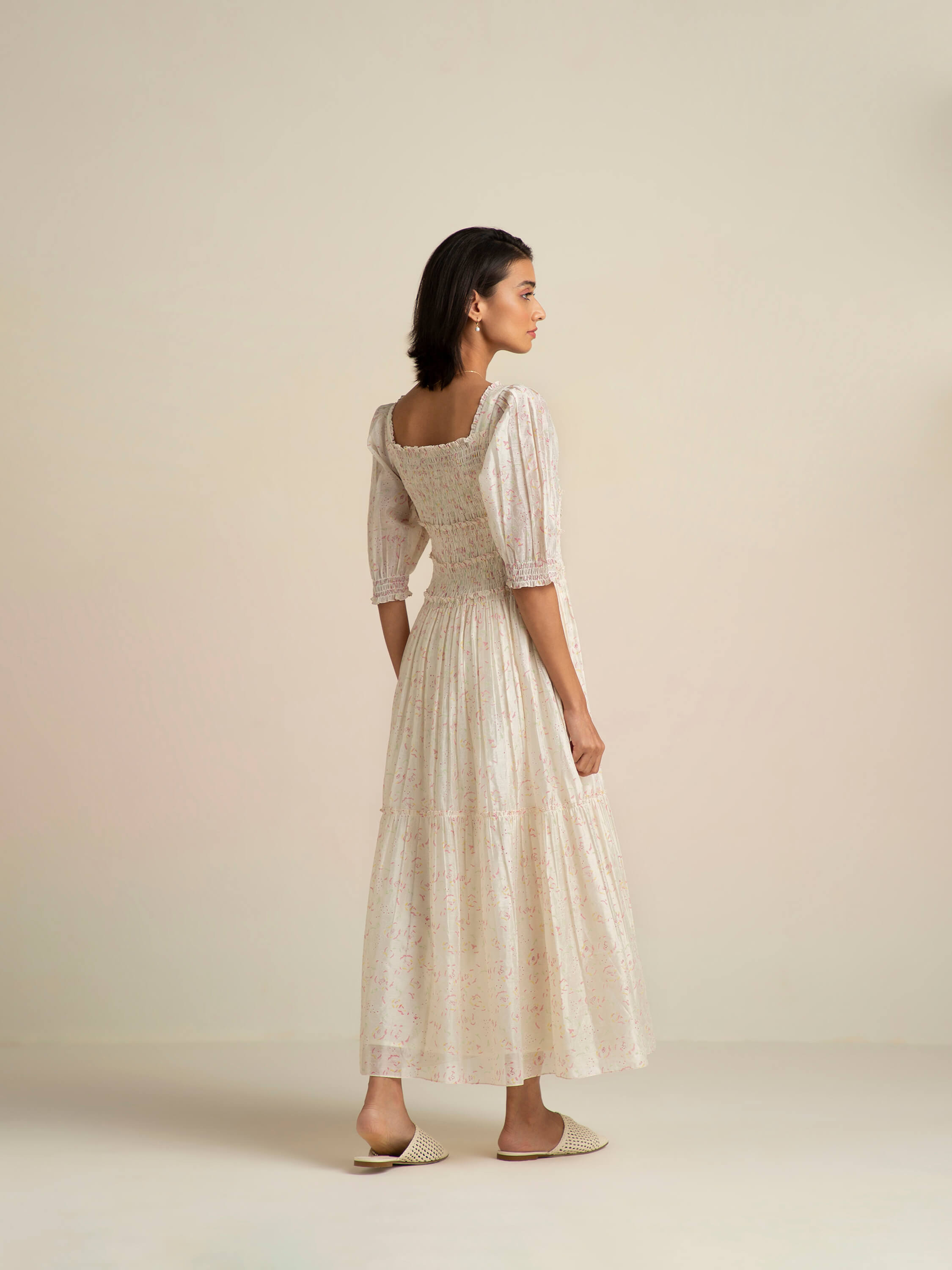 Honeysuckle Smock Maxi Dress - Image 5