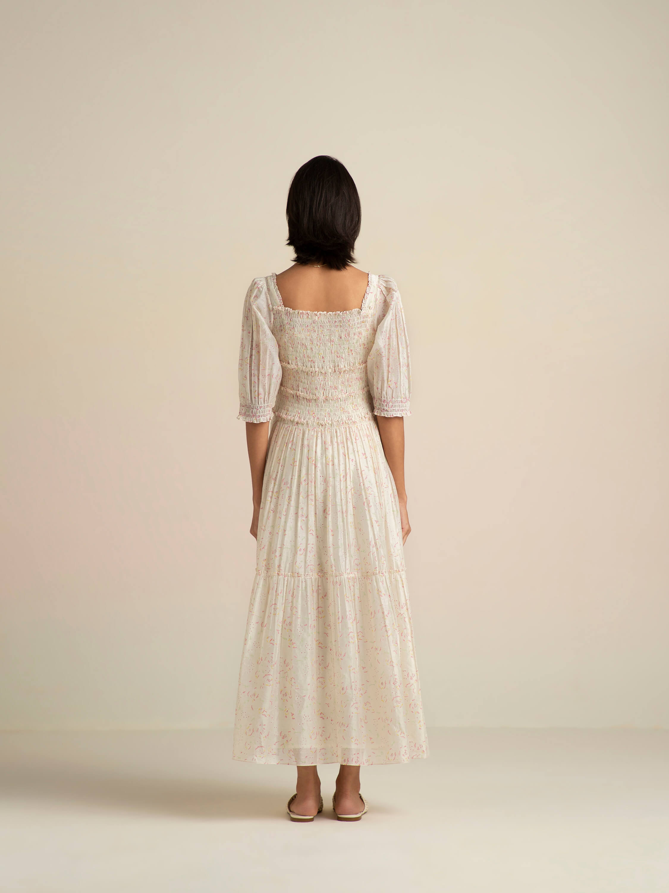 Honeysuckle Smock Maxi Dress - Image 6