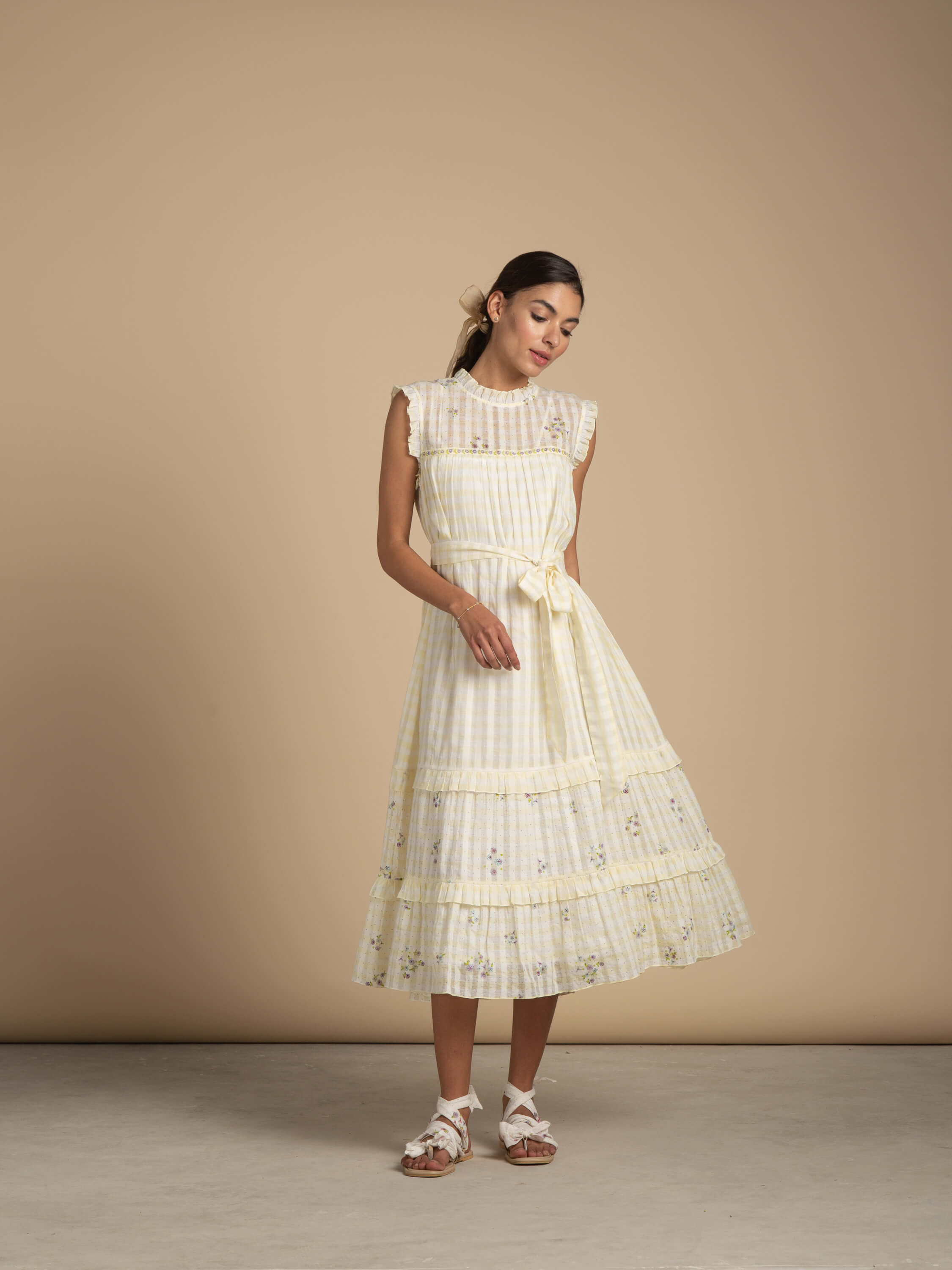 Laguna Ruffle Dress - BunaStudio