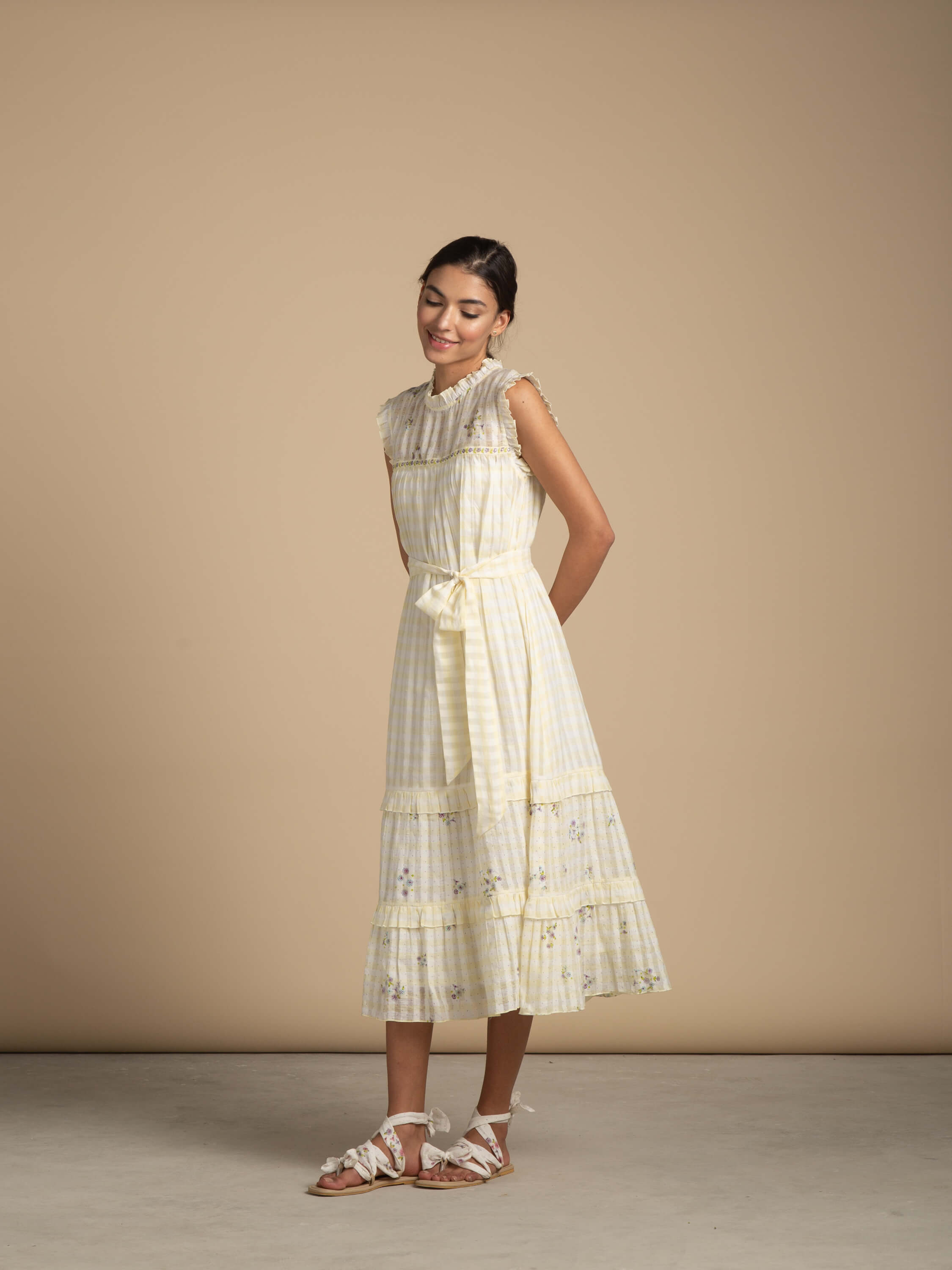 Laguna Ruffle Dress - BunaStudio