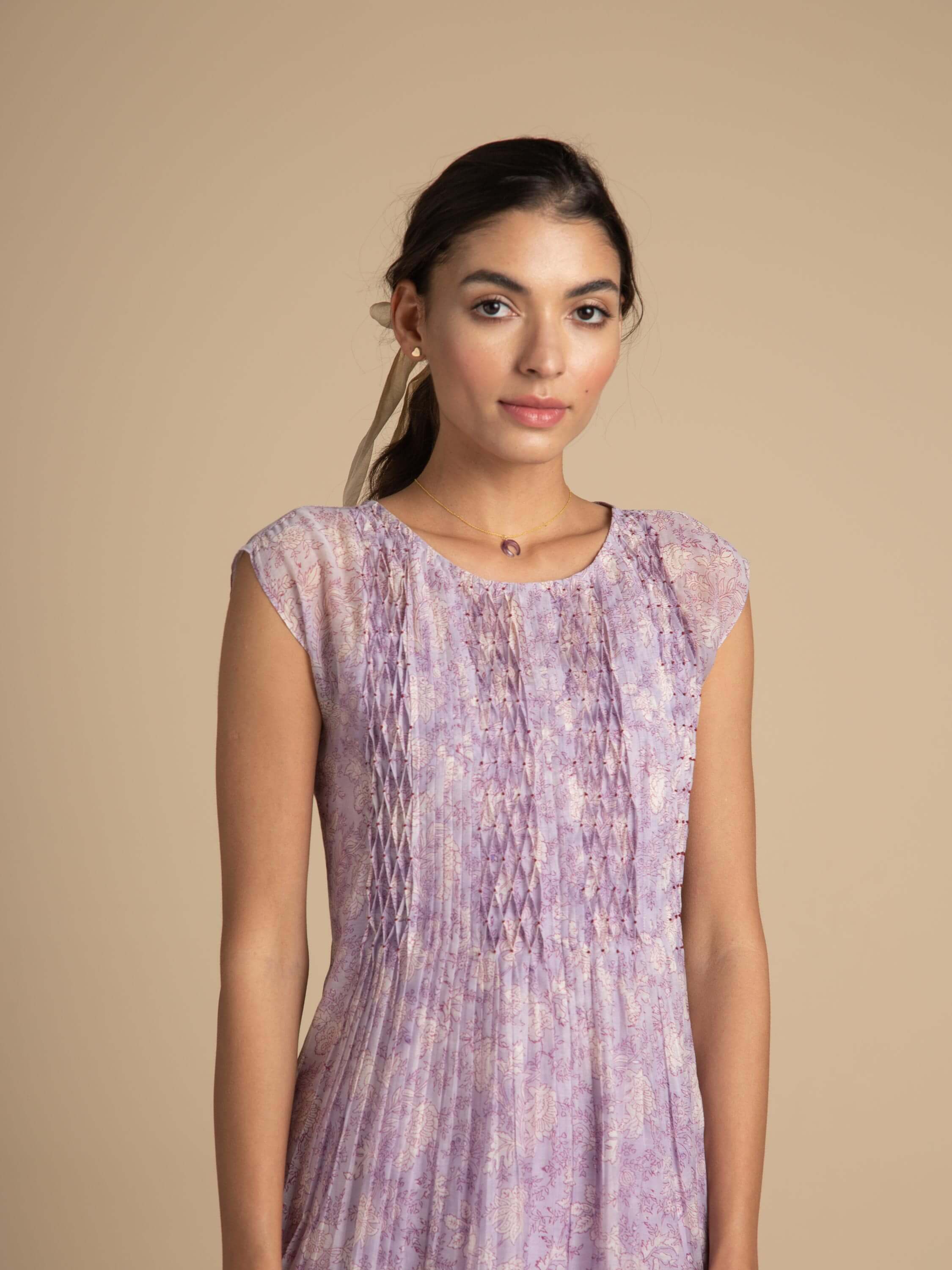 Lavender Lane Smock Dress - BunaStudio