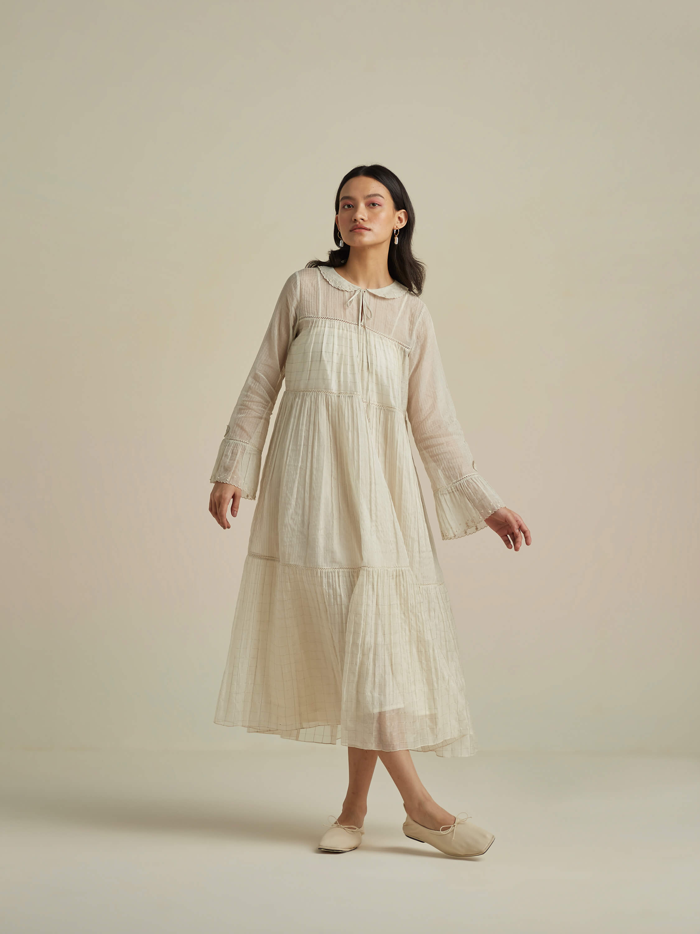 Opaline Tier Dress - BunaStudio