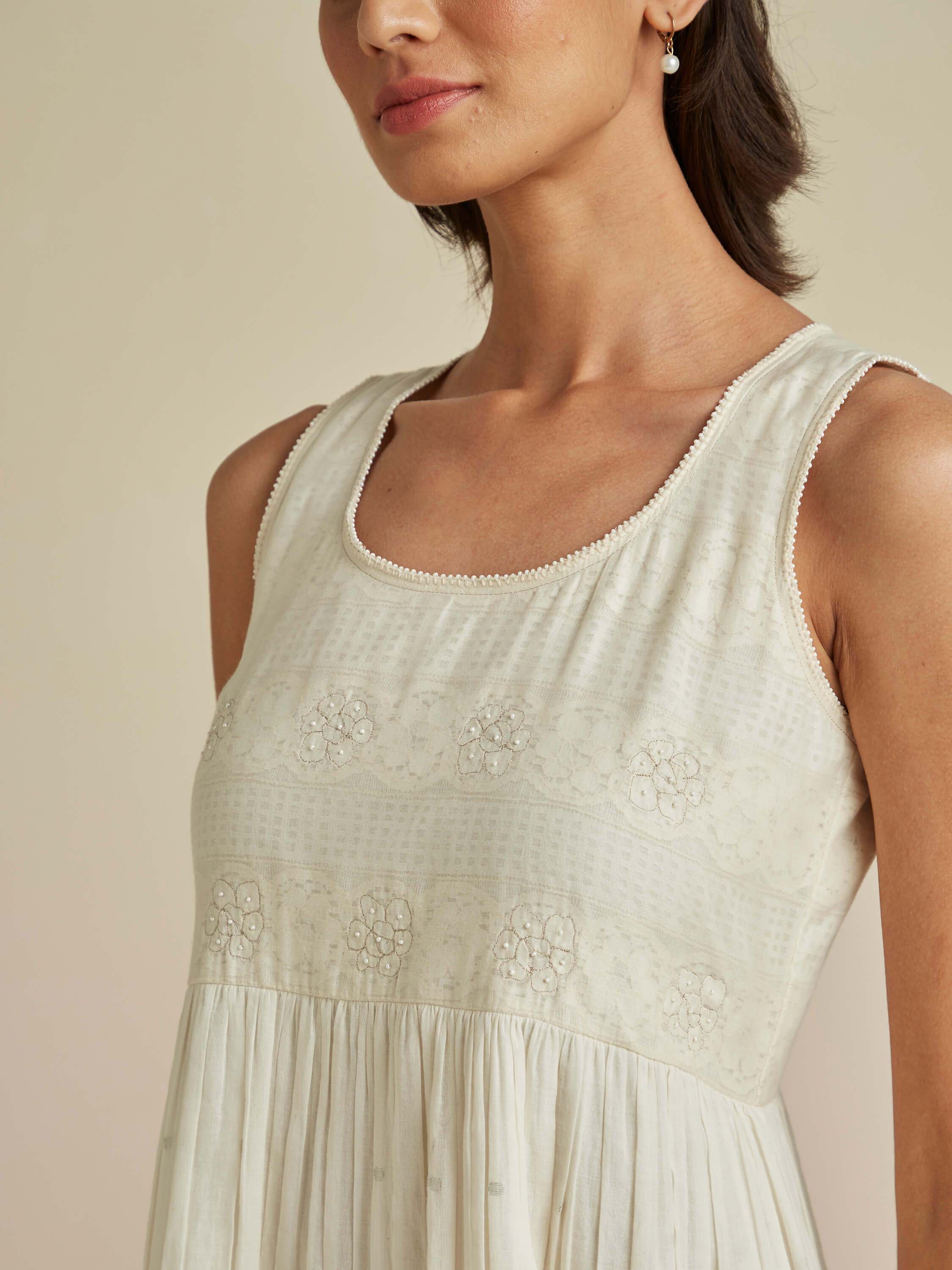 Orna Beaded Lace Dress - BunaStudio