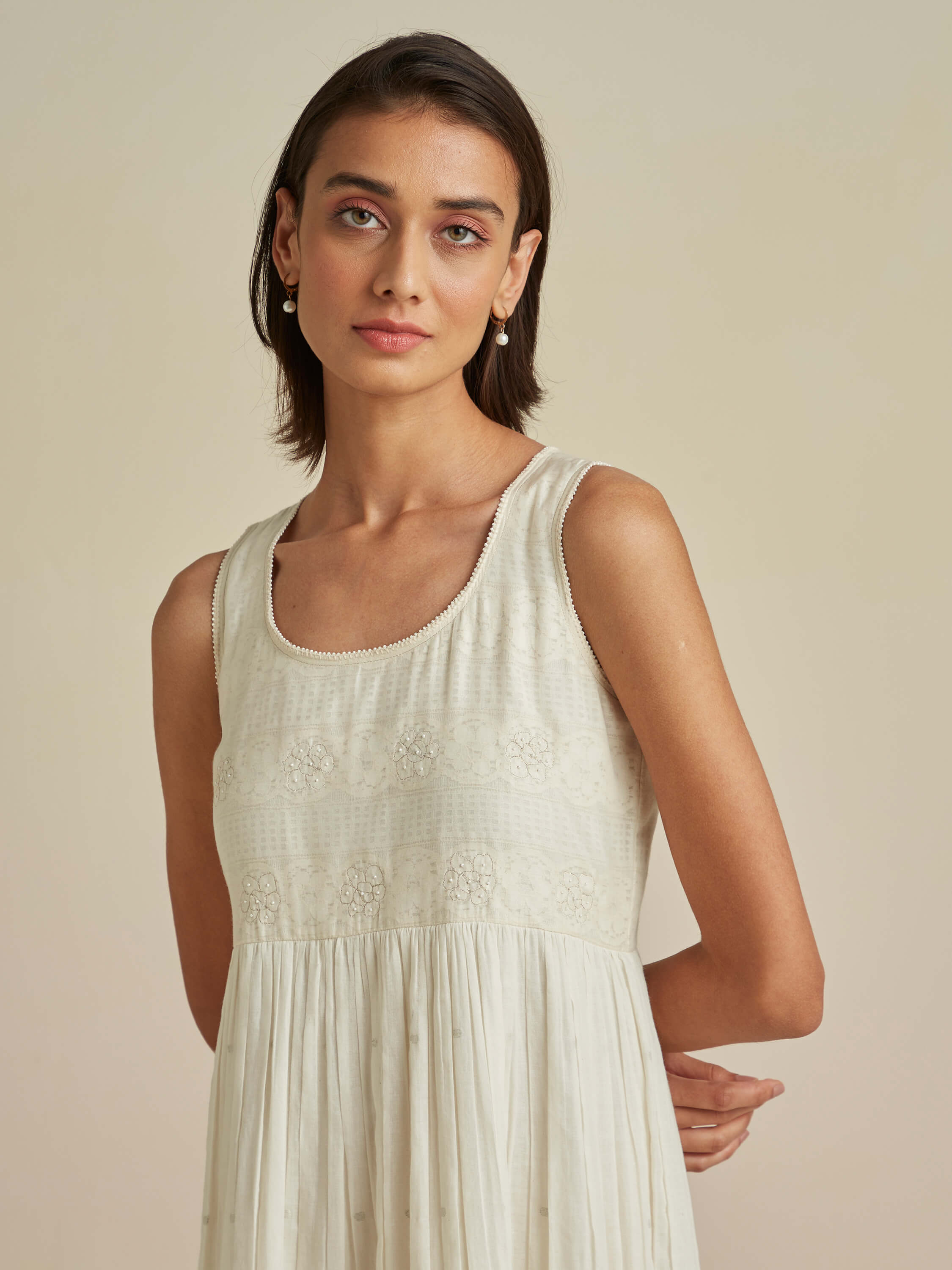 Orna Beaded Lace Dress - BunaStudio