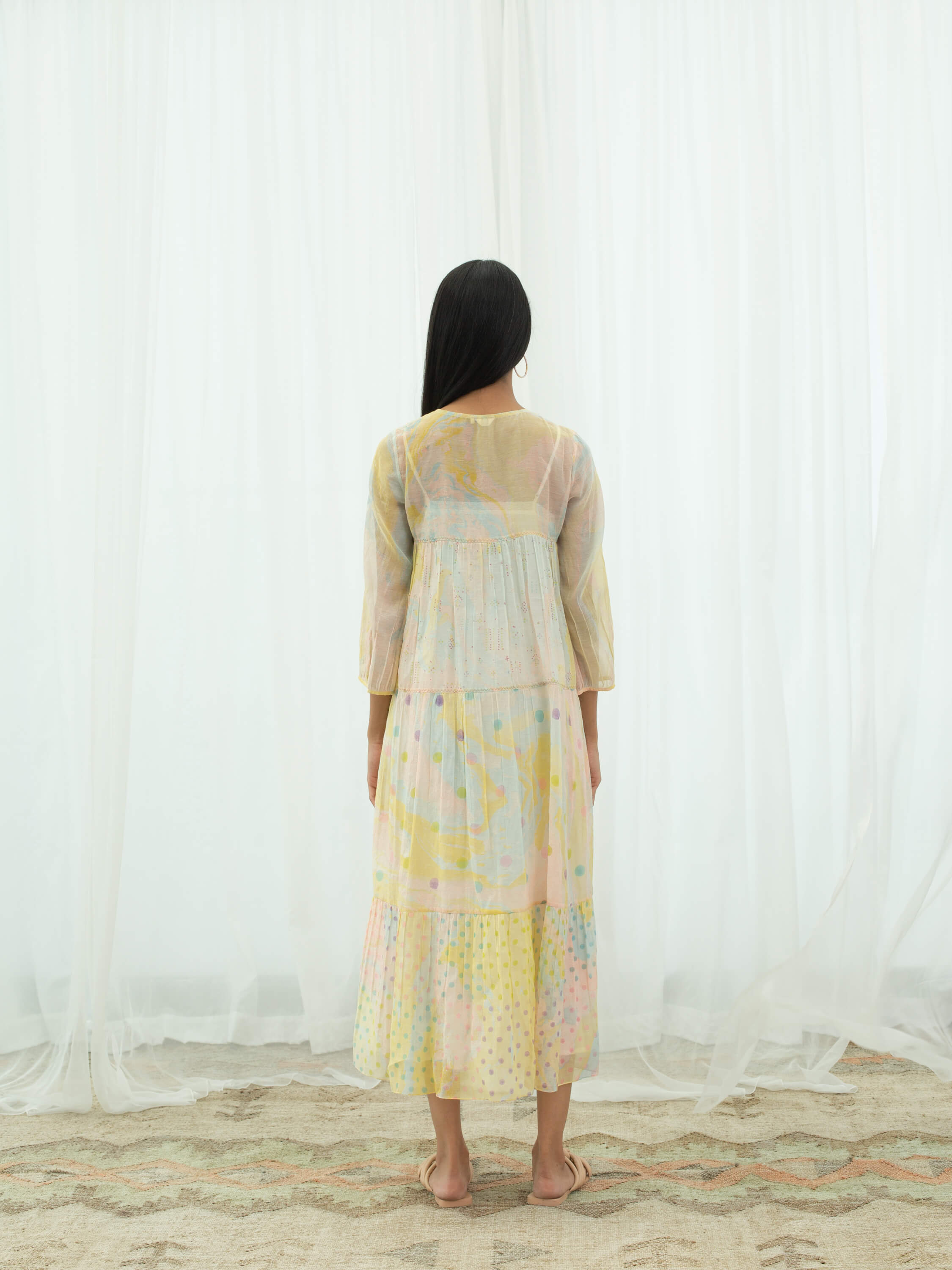 Ripple Float Tier Dress - BunaStudio