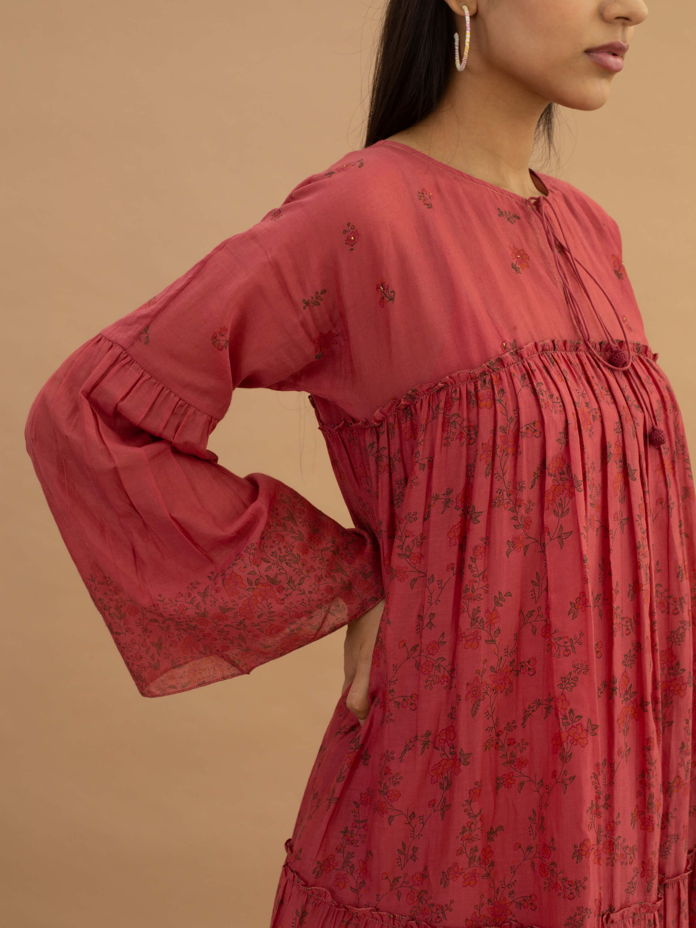 Rosehip Tiered Dress - BunaStudio