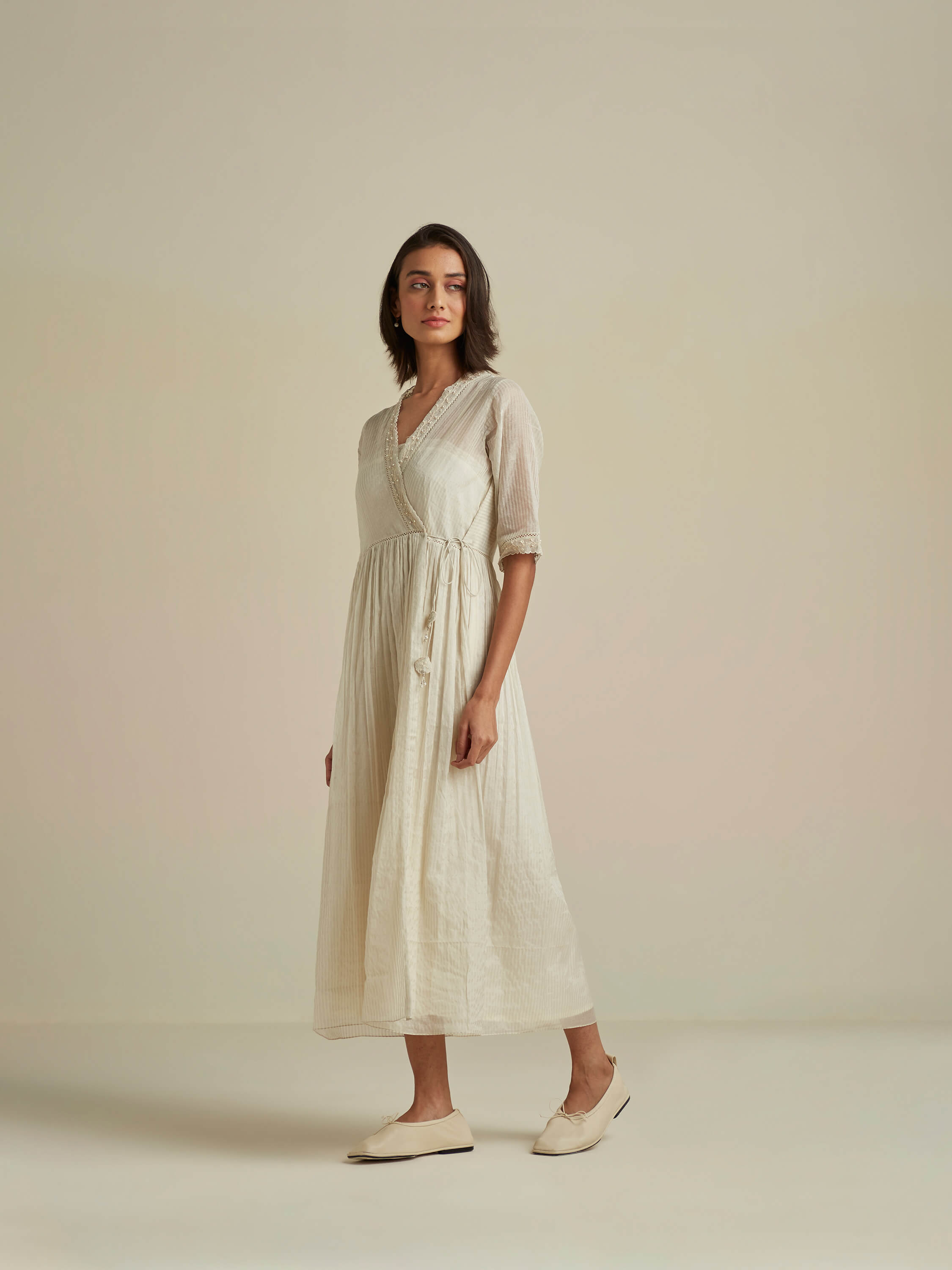 Tinsel Wrap Dress - BunaStudio