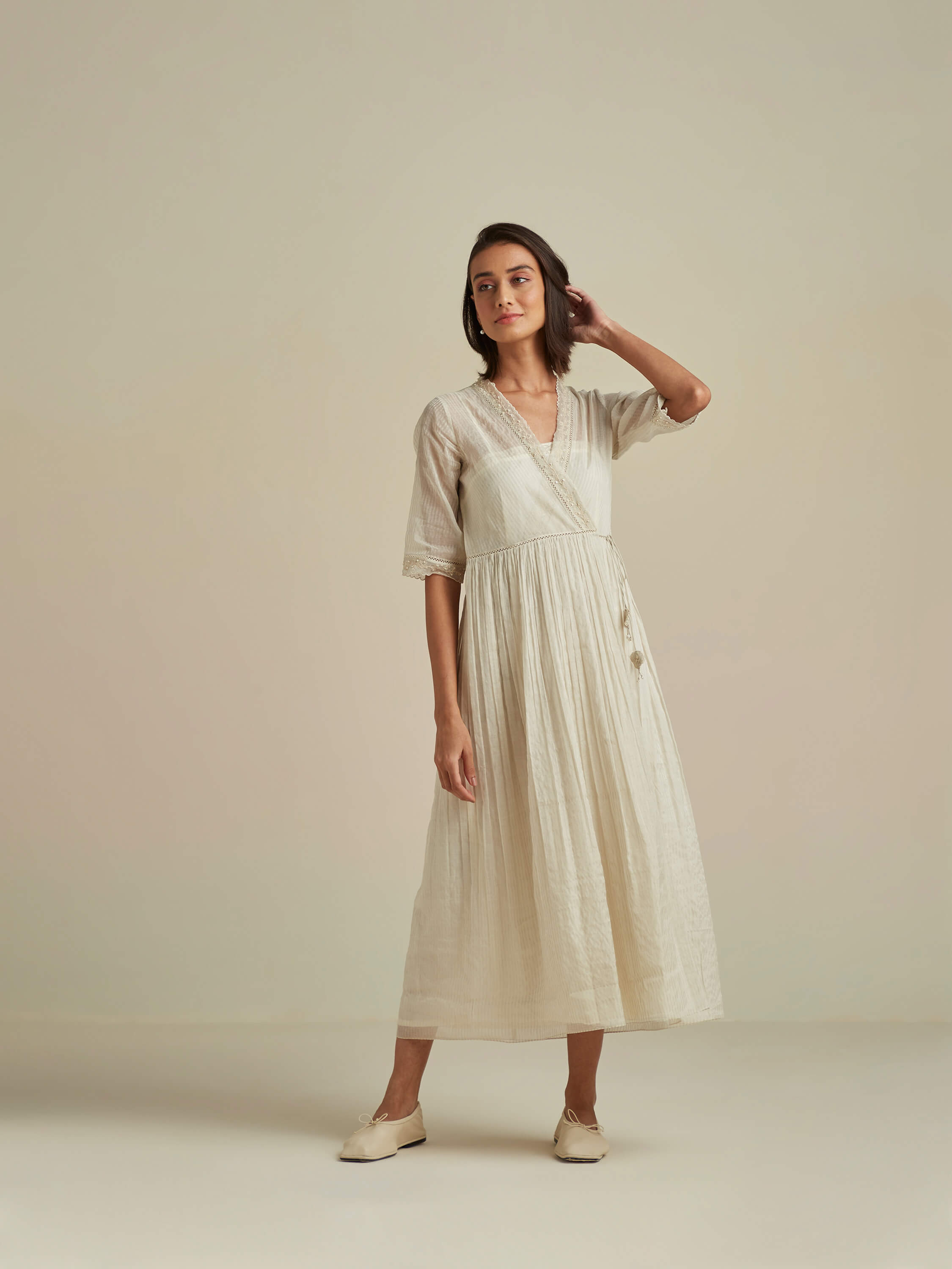 Tinsel Wrap Dress - BunaStudio