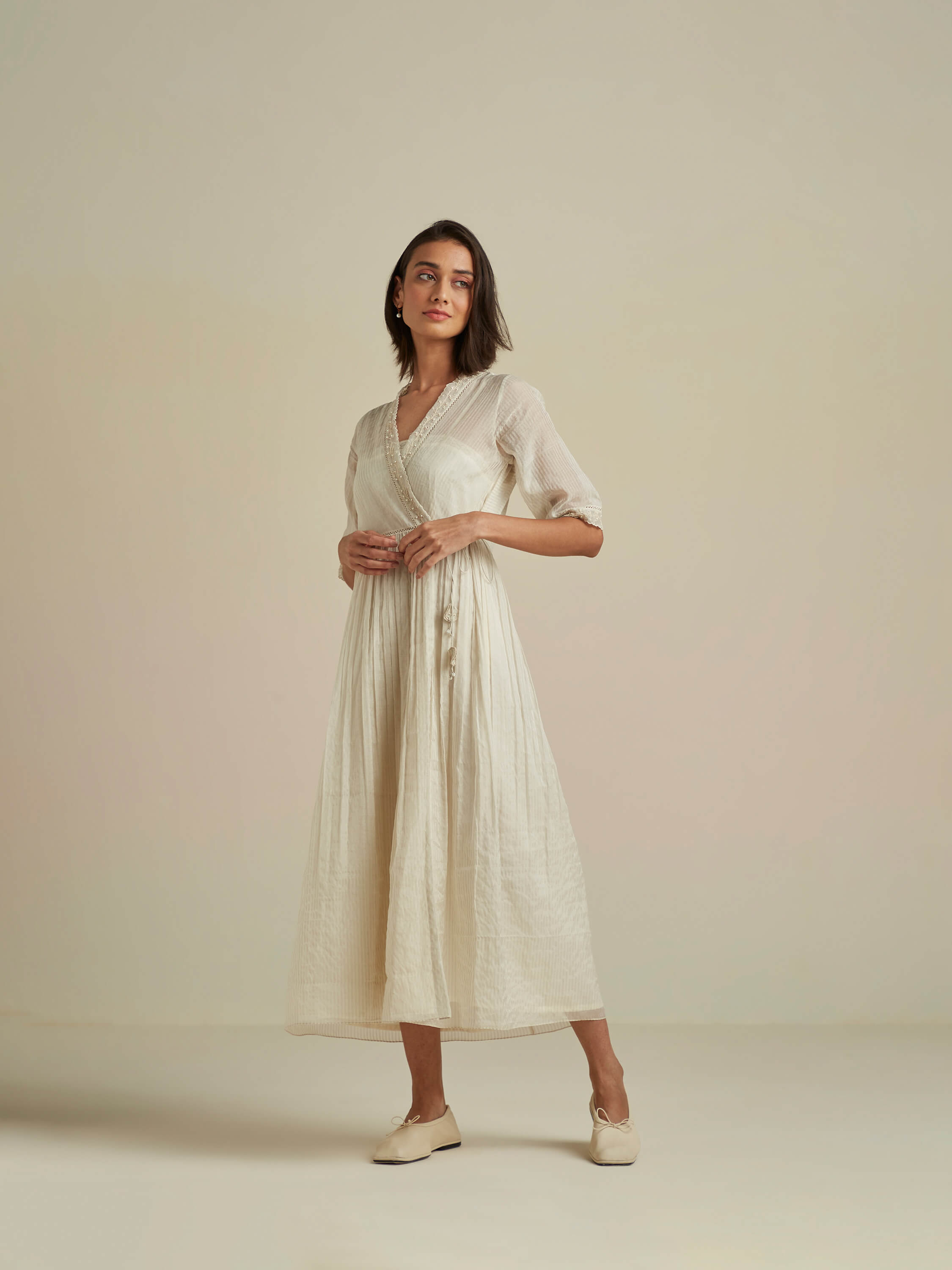 Tinsel Wrap Dress - BunaStudio