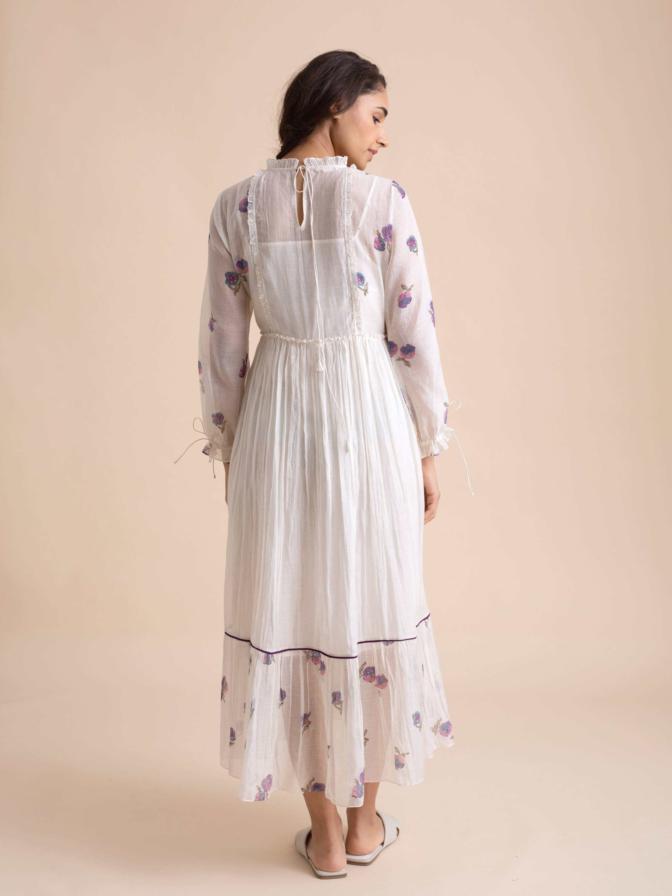 Violets Ribbon Dress - Image 4
