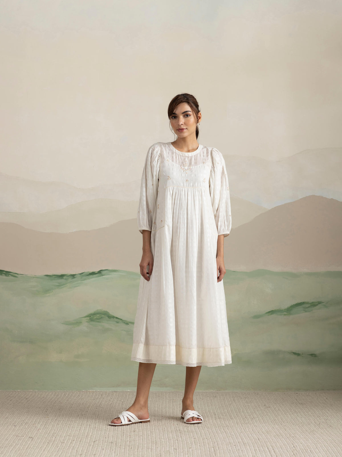 Tea Ceremony Midi Dress