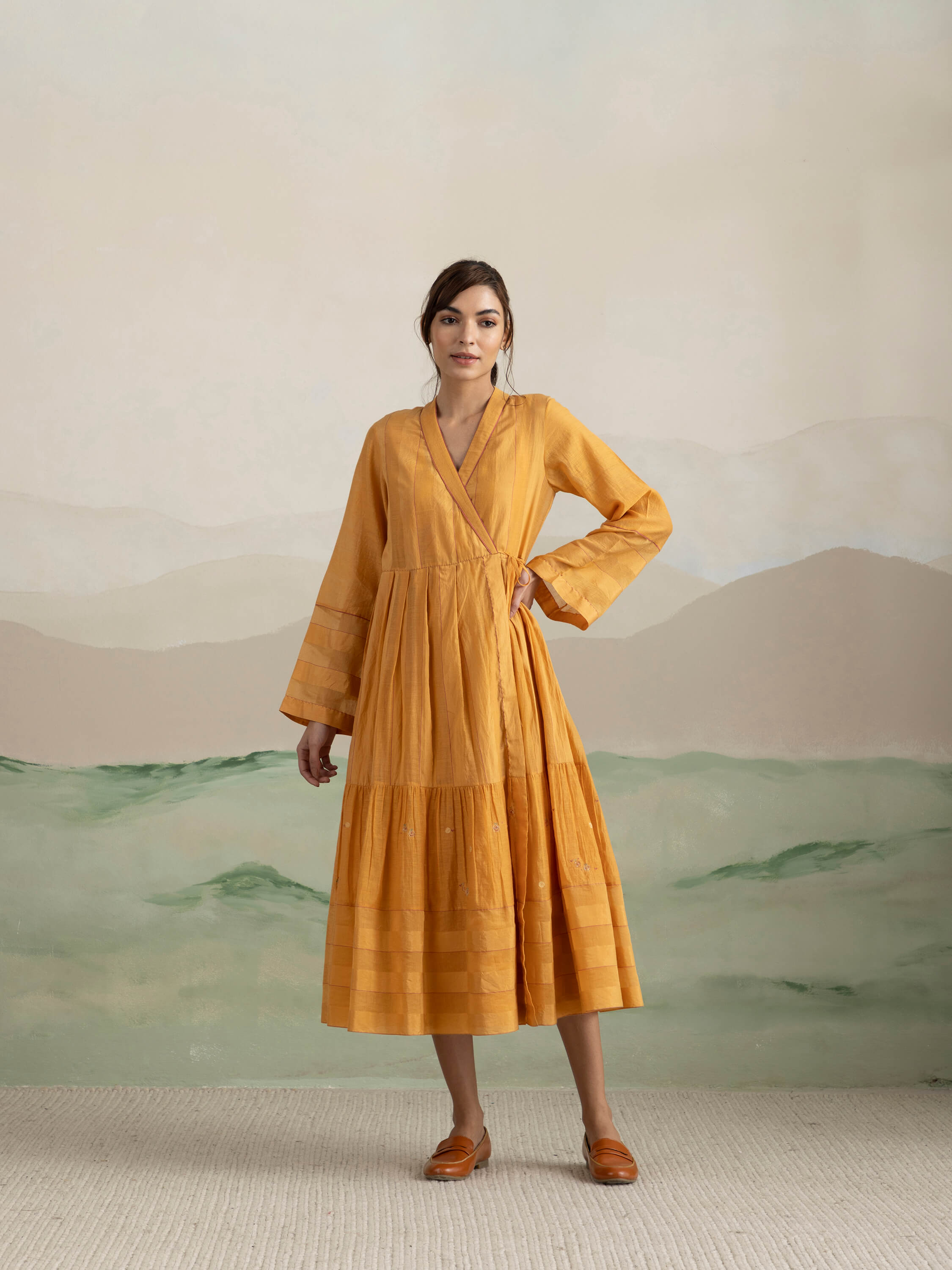 Amber Heirloom Wrap Dress - Image 2