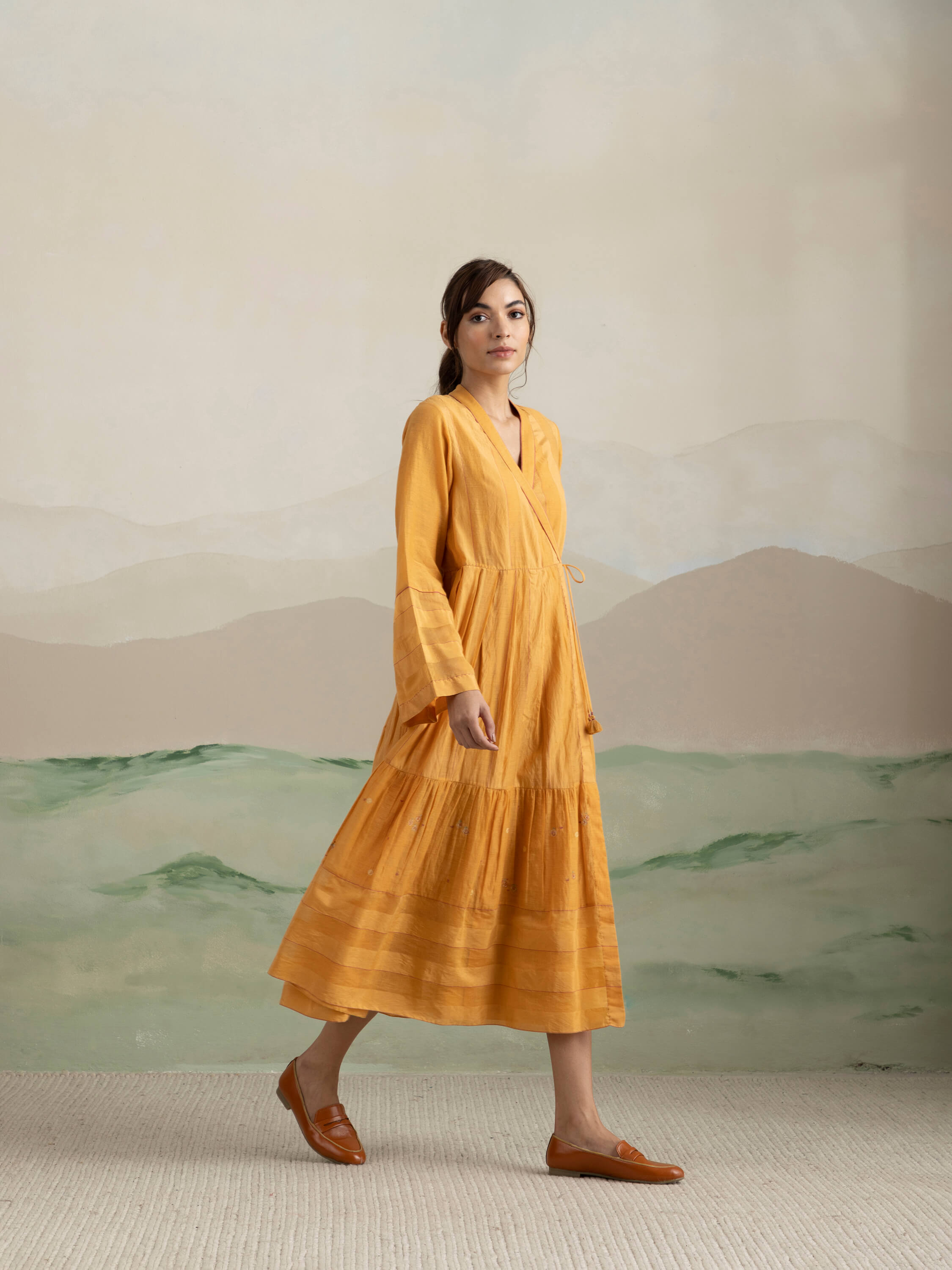 Amber Heirloom Wrap Dress - Image 3