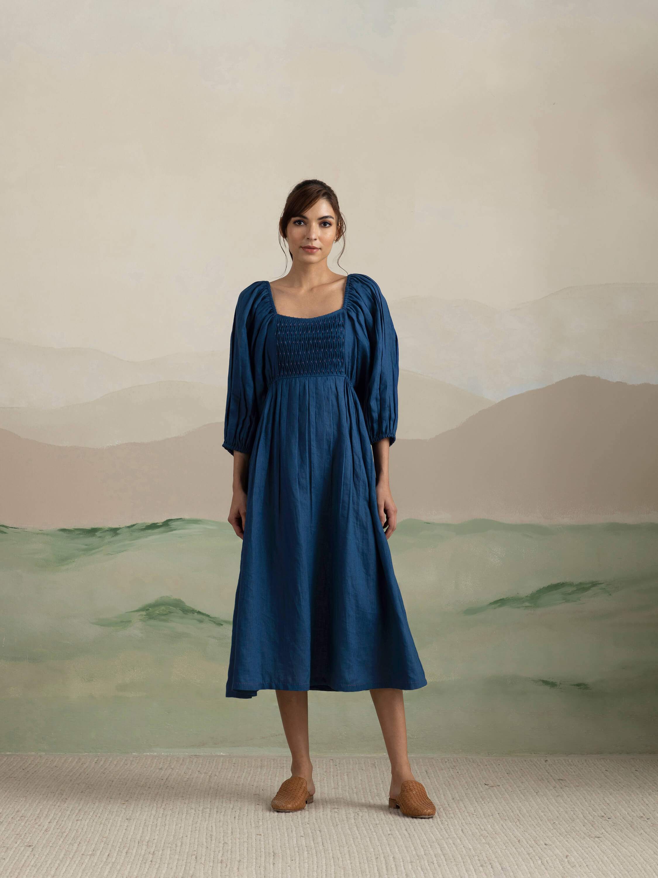 Borage Heritage Midi Dress - Image 2