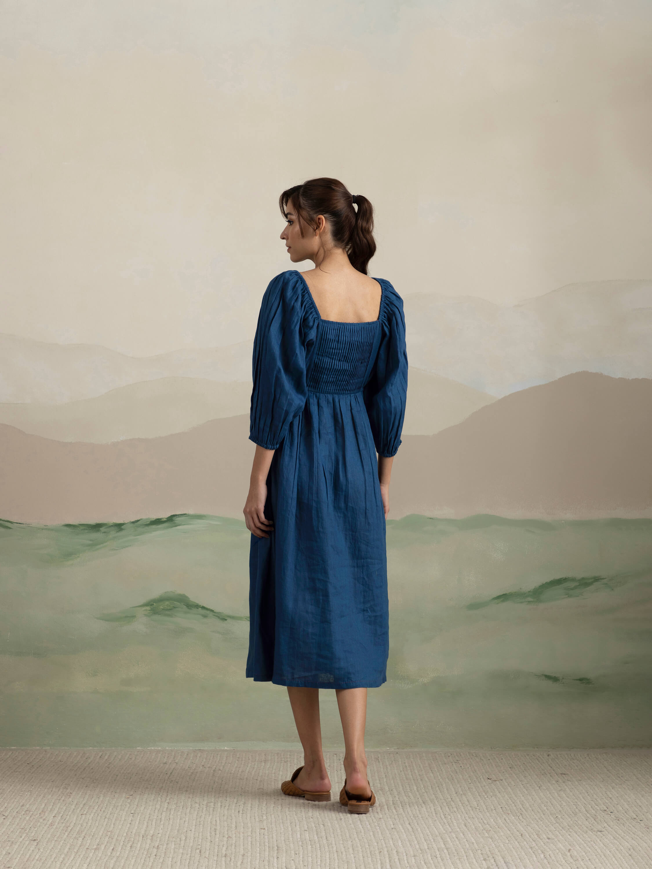 Borage Heritage Midi Dress - Image 5