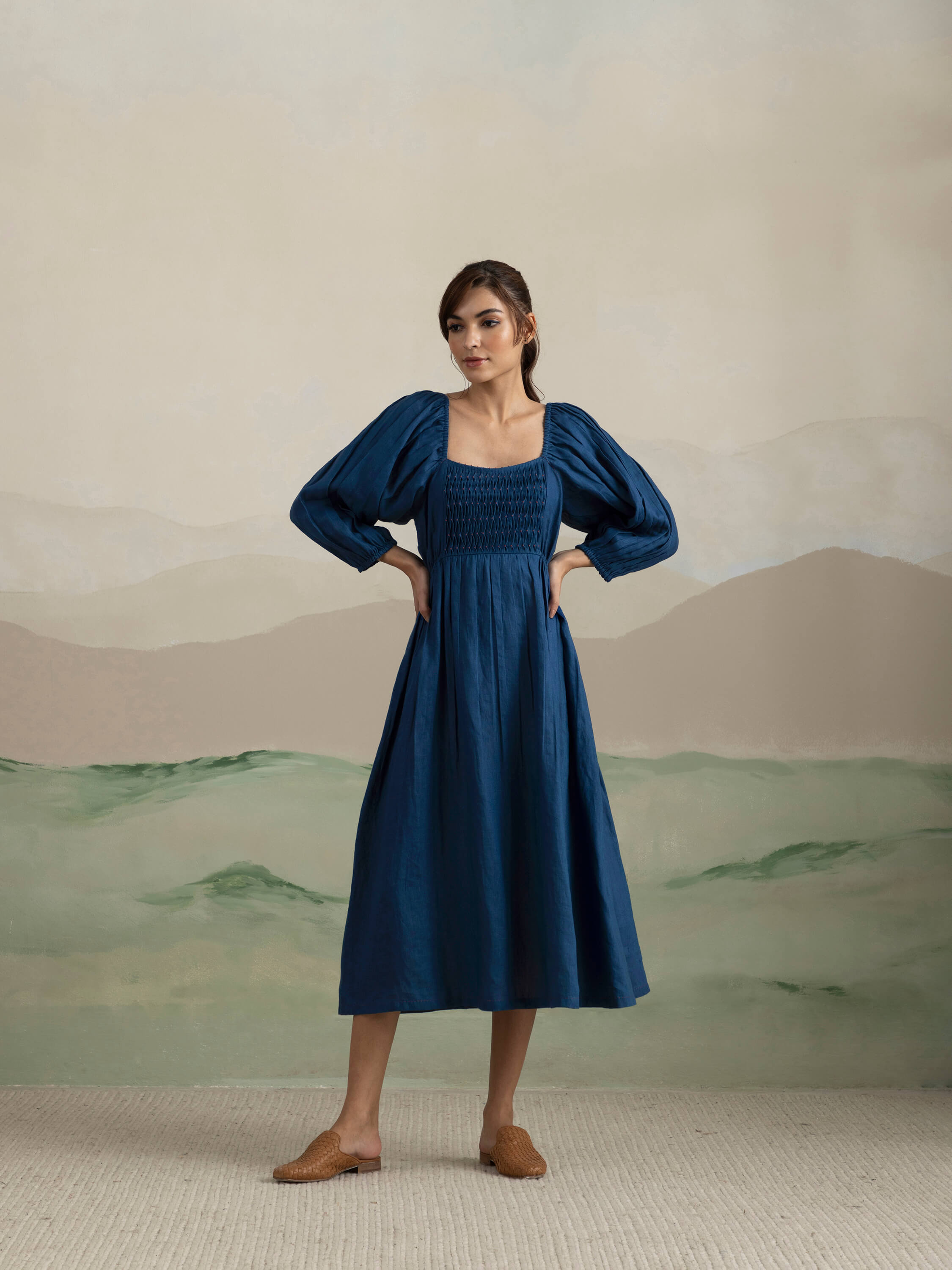 Borage Heritage Midi Dress - Image 6