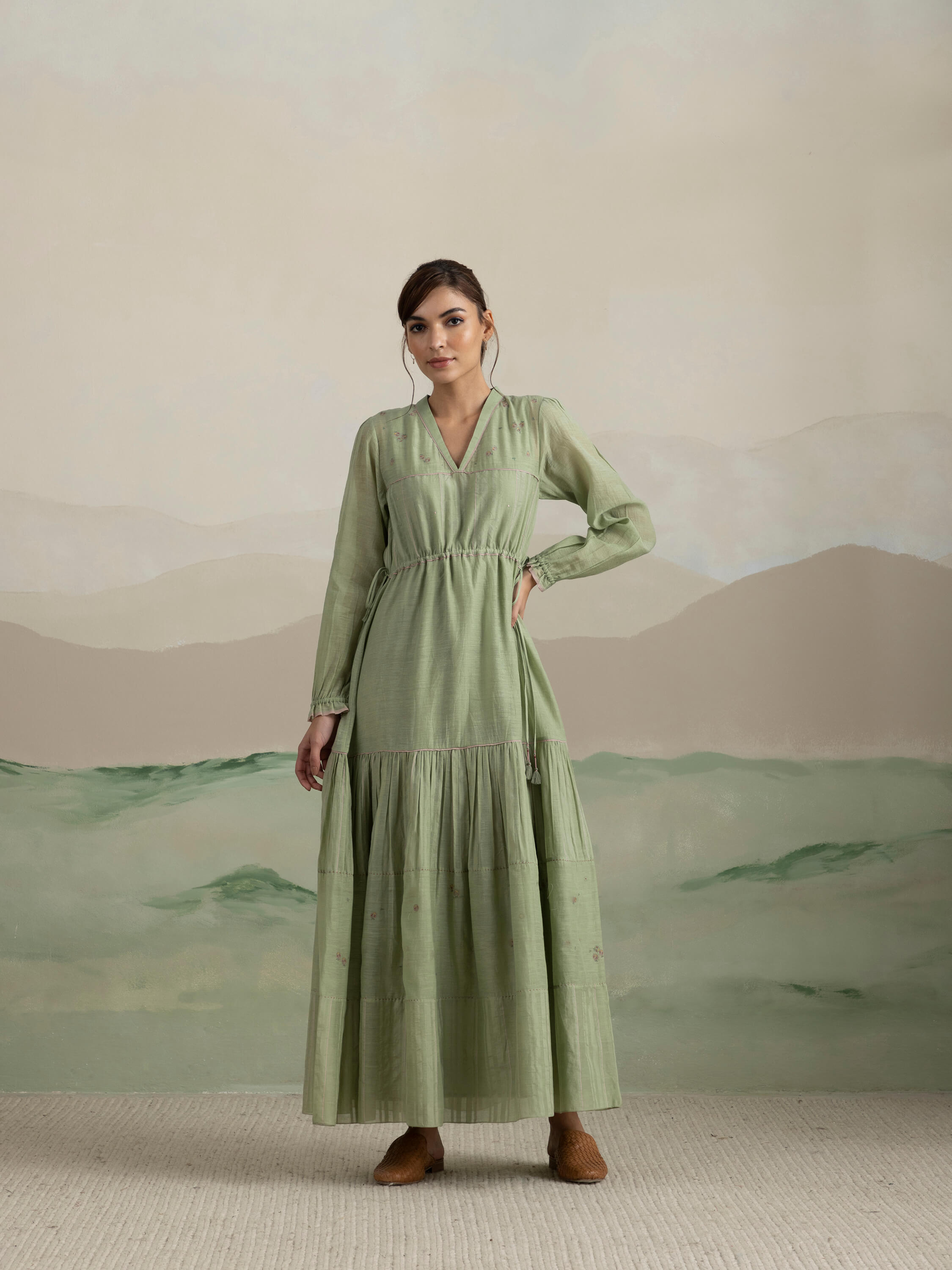 Jade Lime Maxi Dress - Image 3