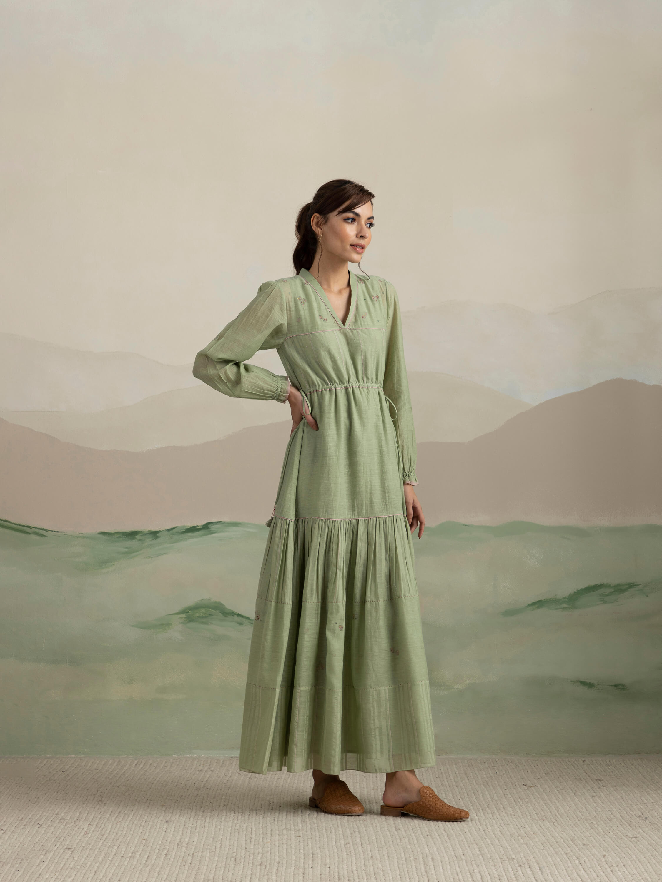 Jade Lime Maxi Dress - Image 4