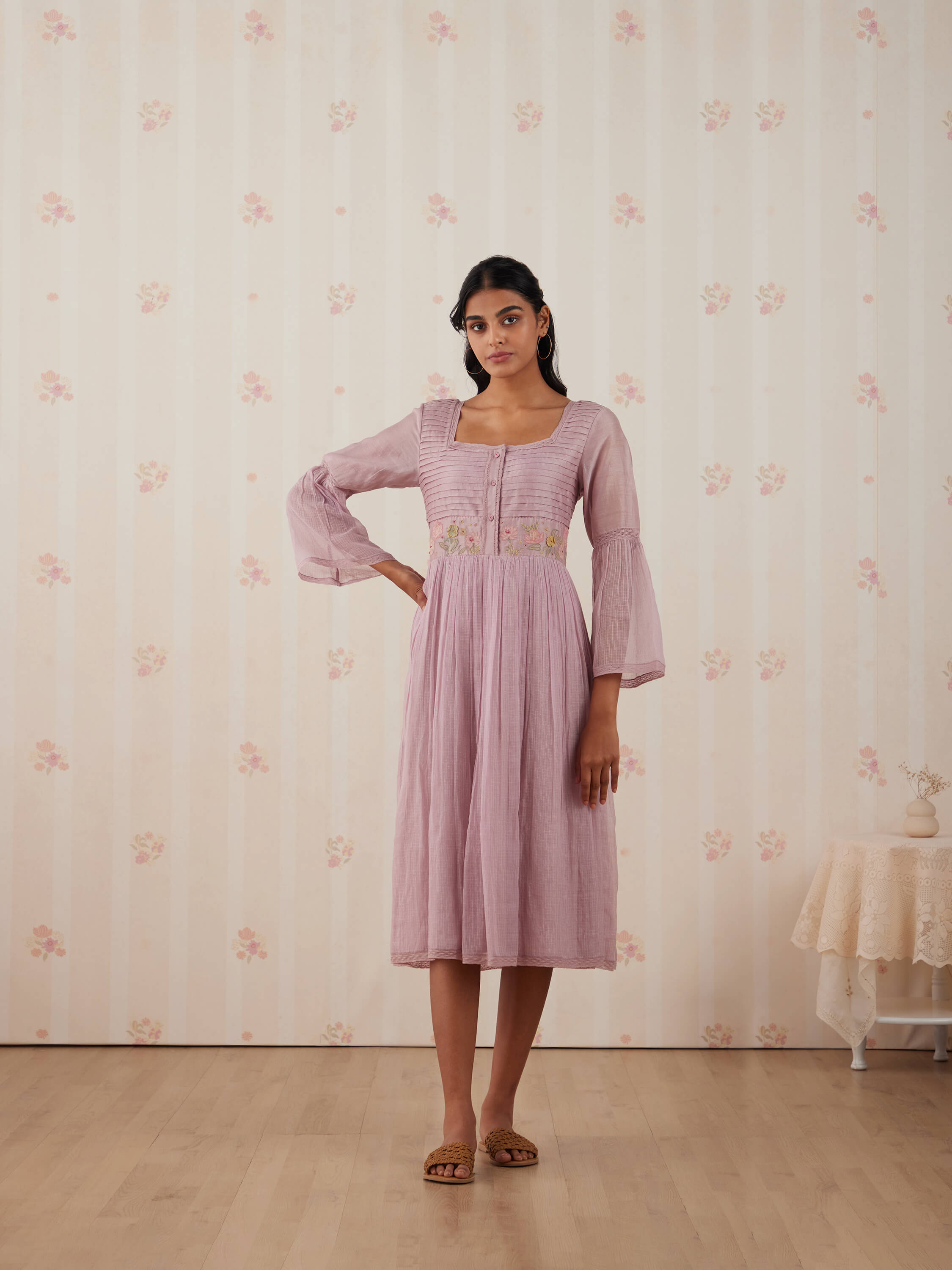 Lovelace Midi Dress - Image 2
